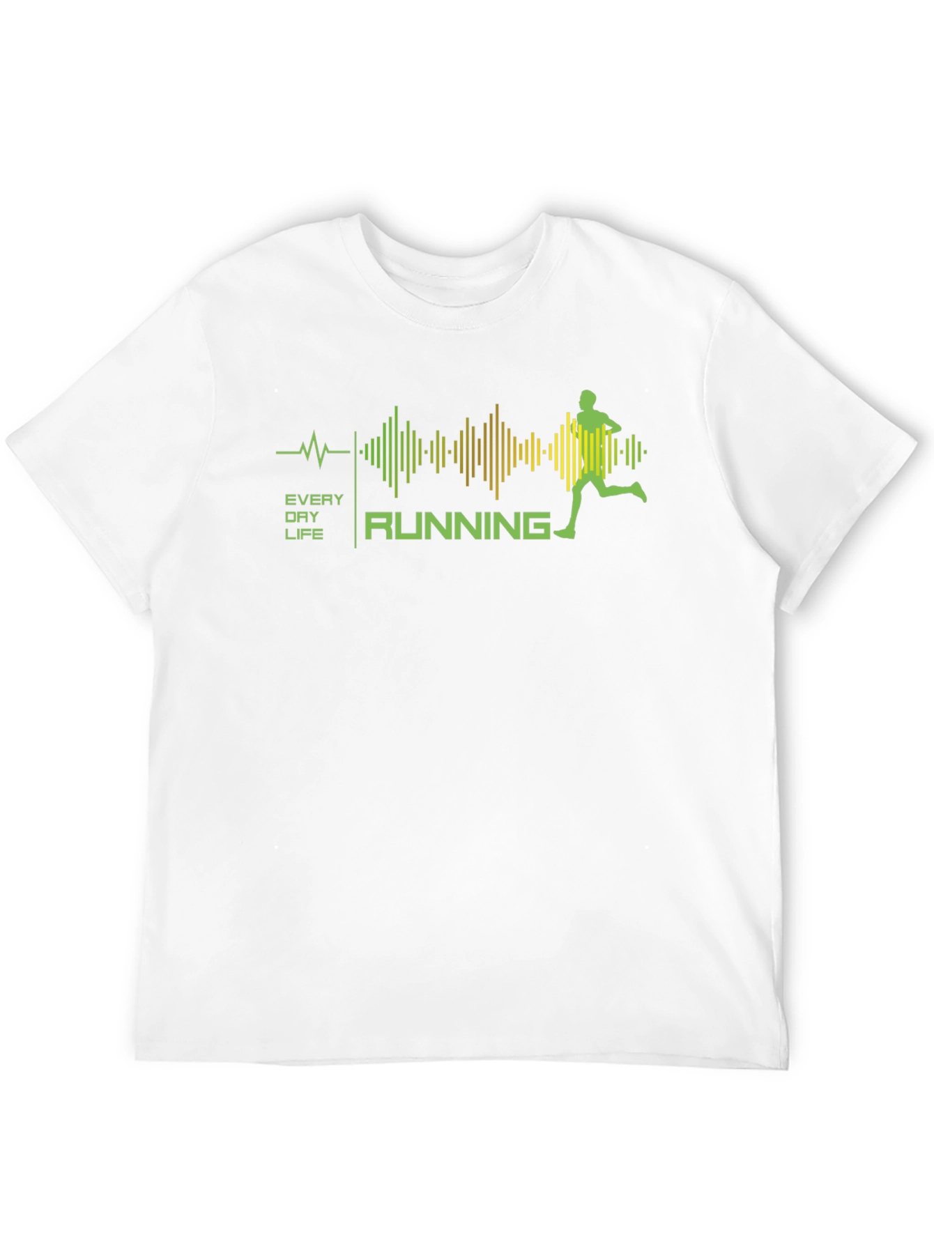 Everyday Running T-Shirt - Black Graphic Tee