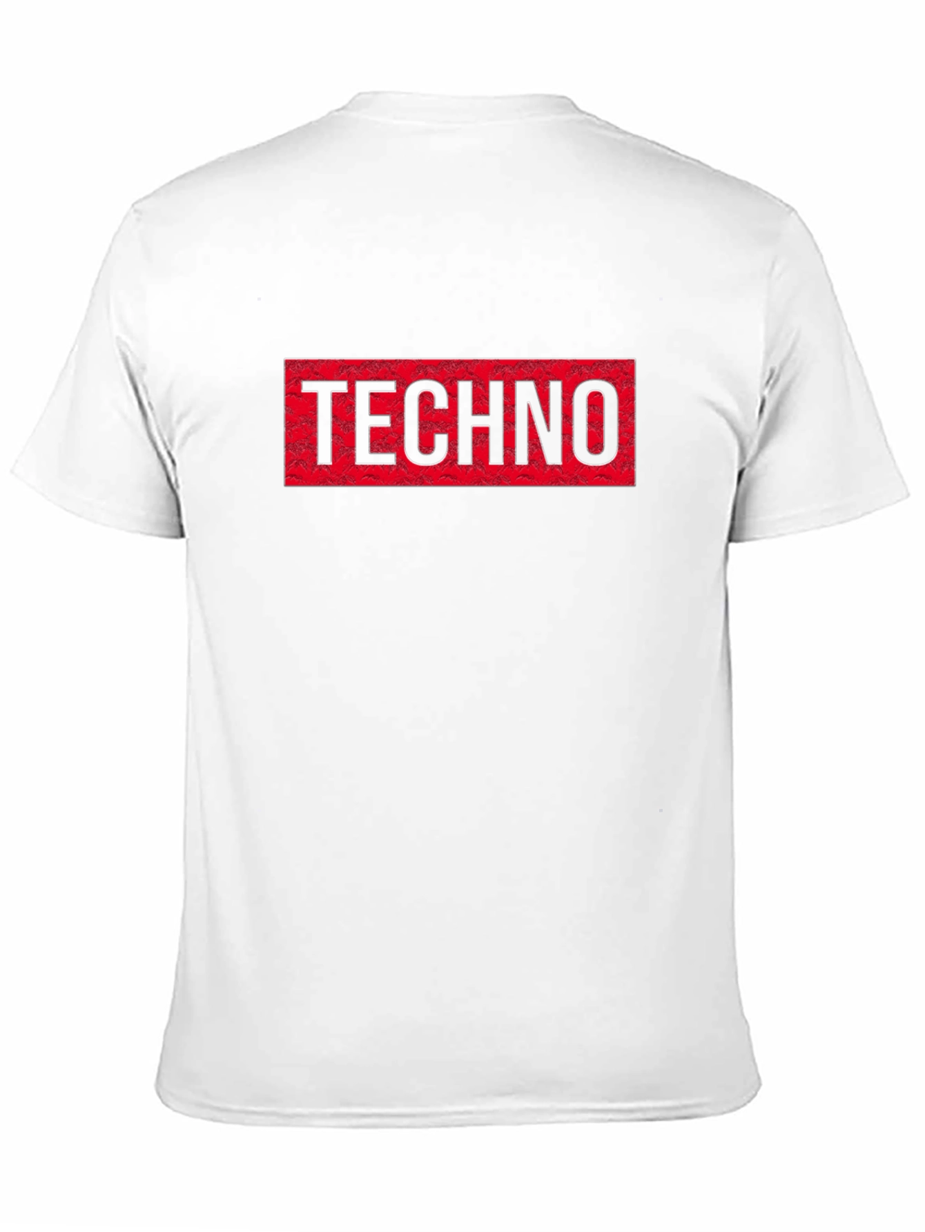 Techno T-Shirt: Red Diamond Plate Graphic