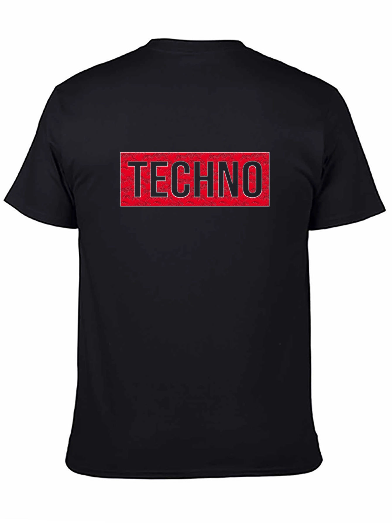 Techno T-Shirt: Red Diamond Plate Graphic