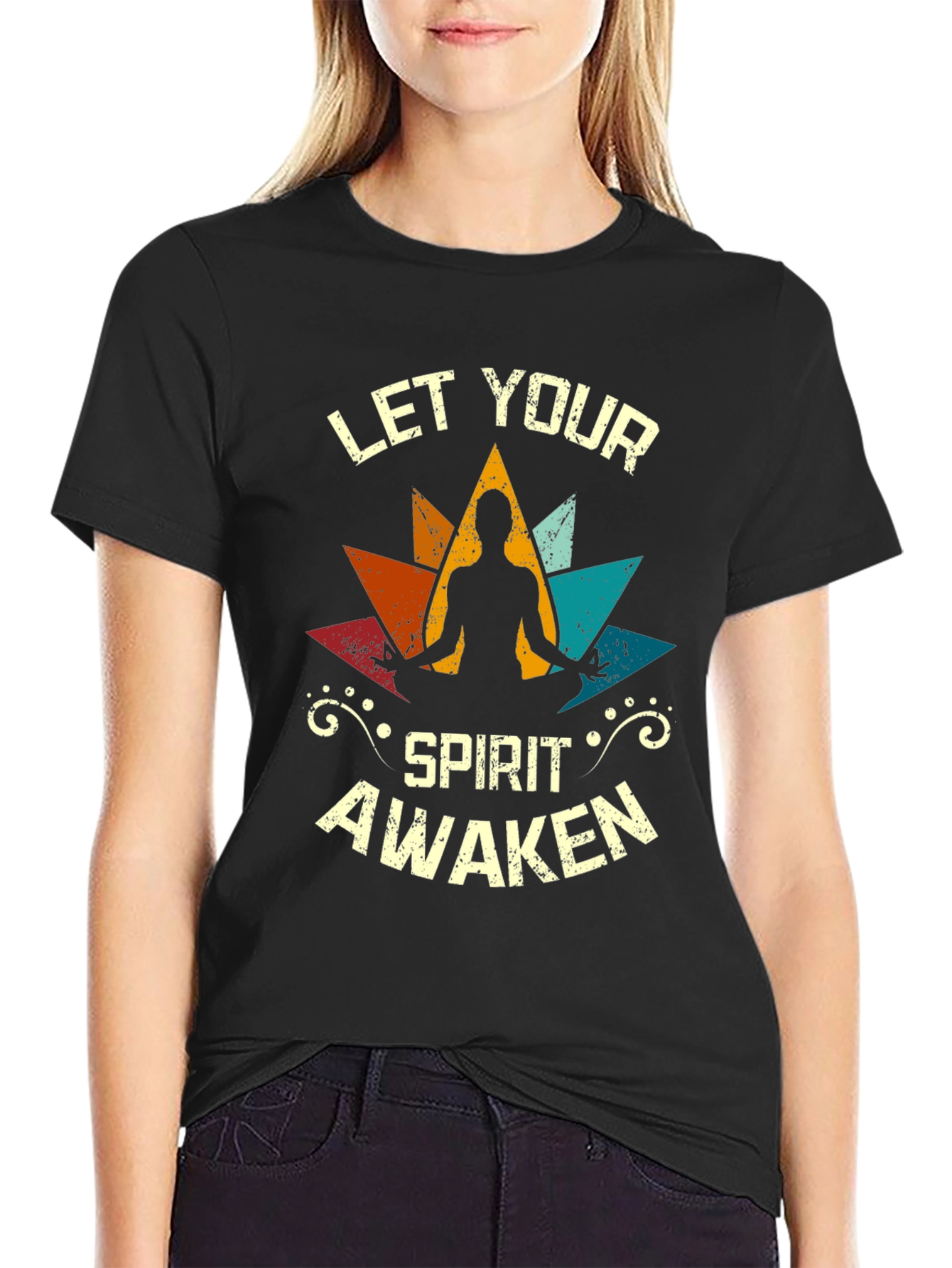 Let Your Spirit Awaken Yoga T-Shirt