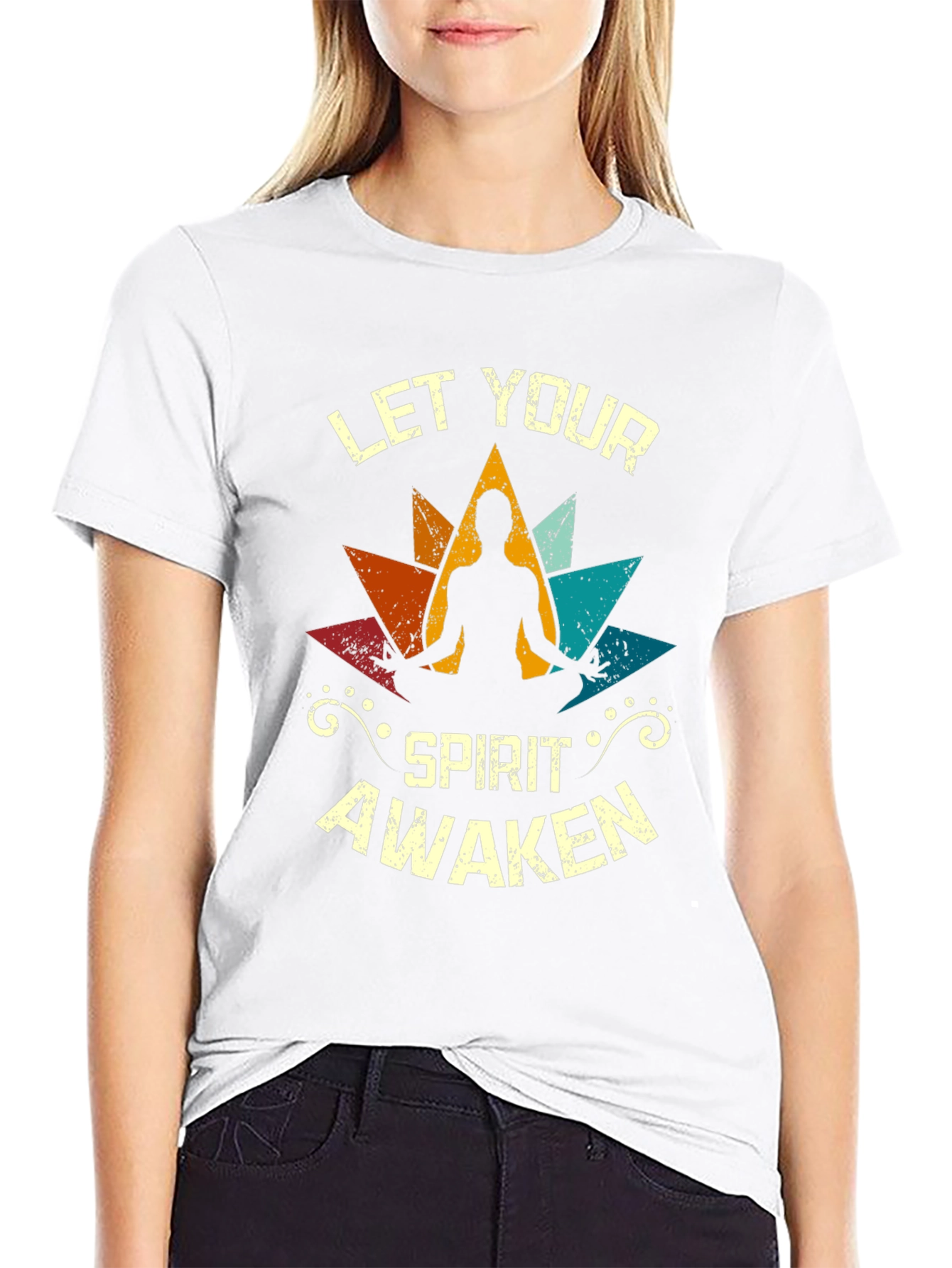 Let Your Spirit Awaken Yoga T-Shirt