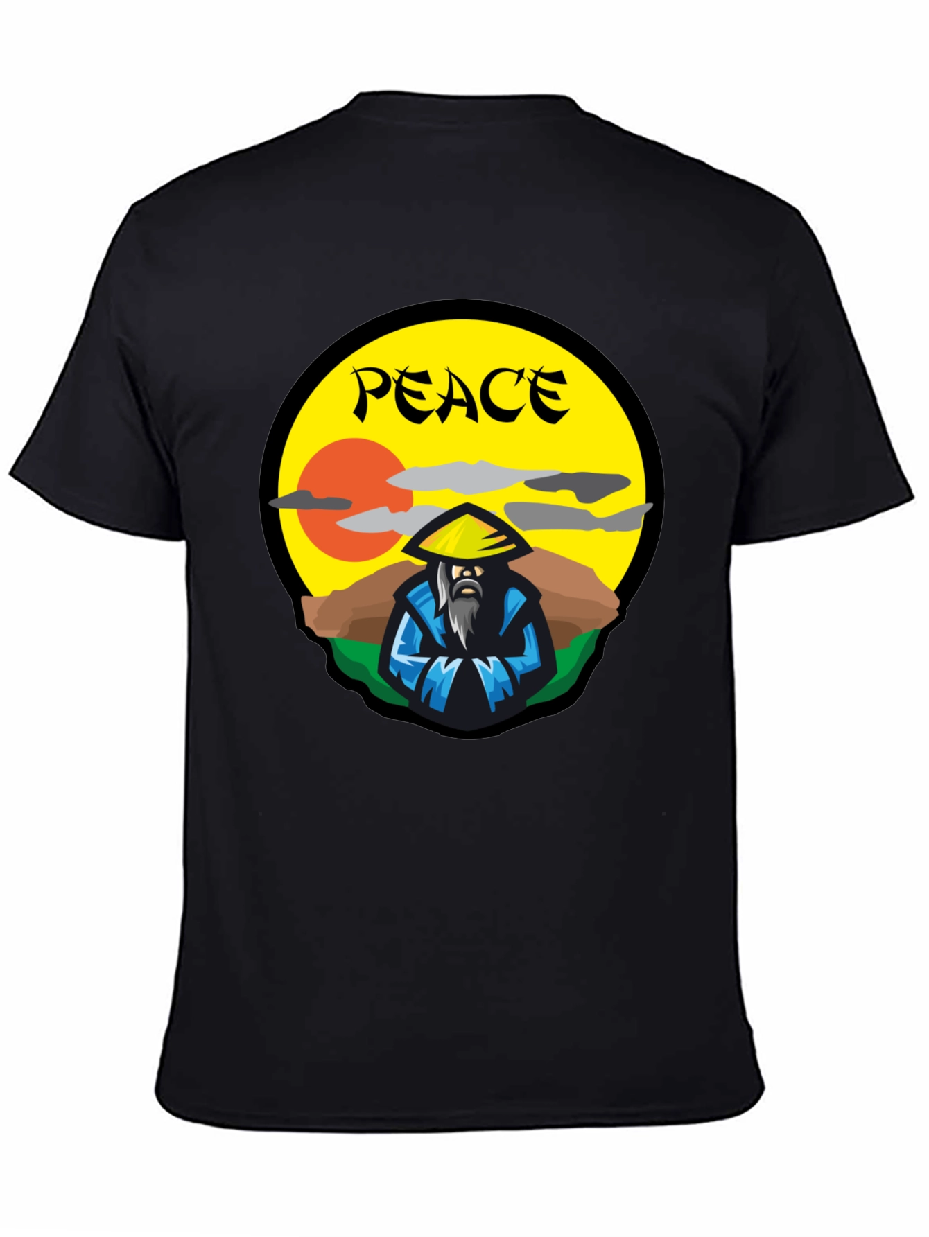 Peaceful Warrior Graphic T-Shirt - Unique Design