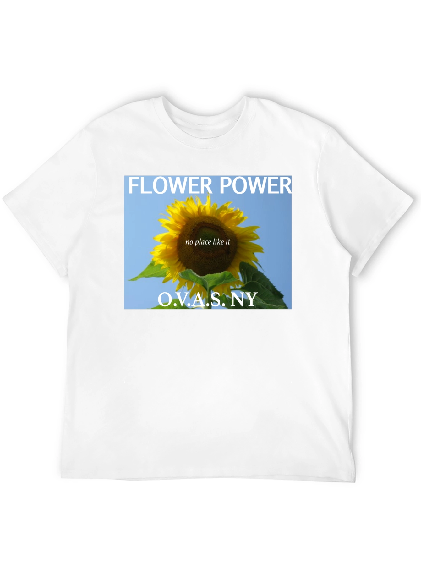 Flower Power Sunflower Graphic T-Shirt