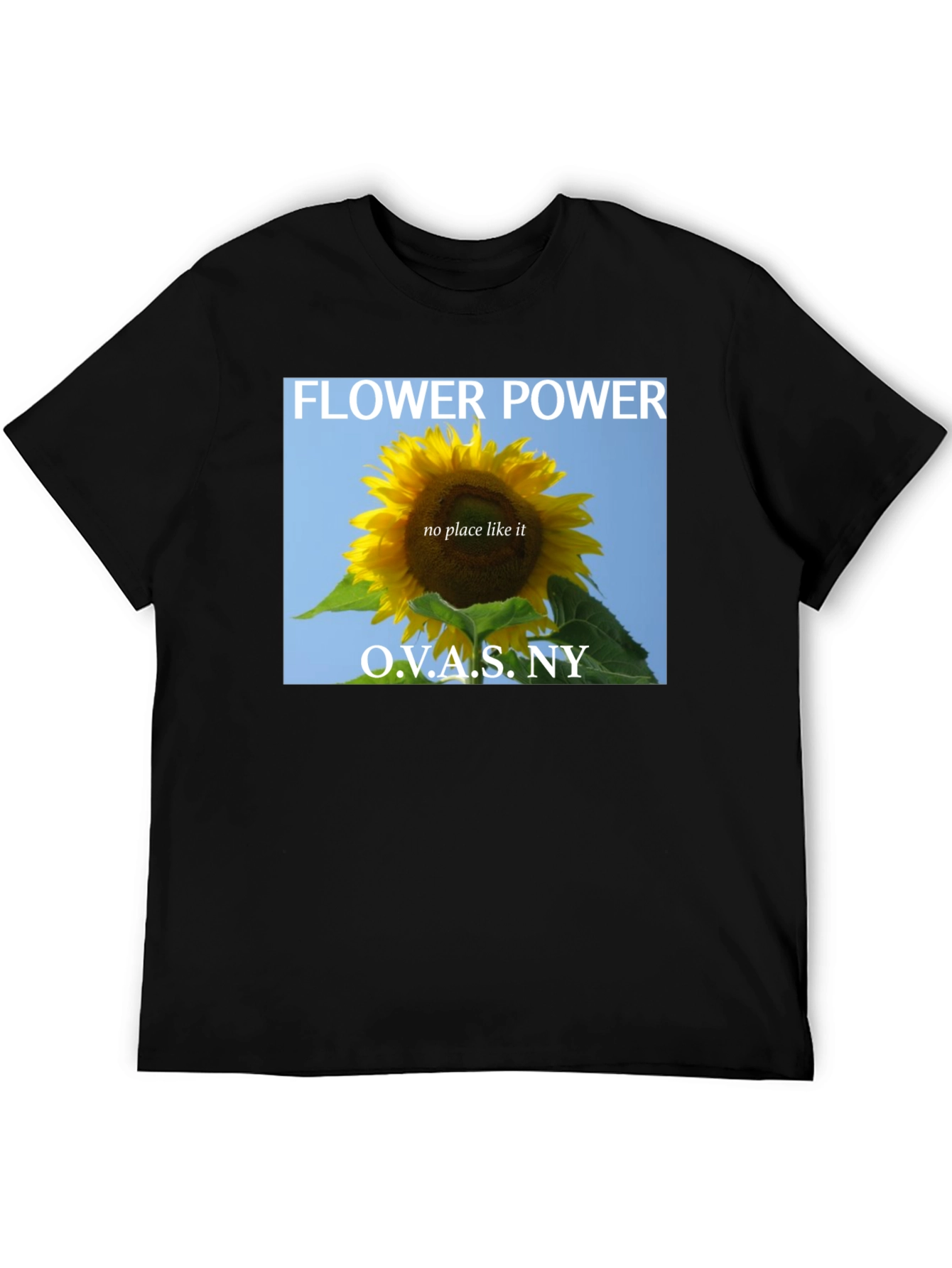 Flower Power Sunflower Graphic T-Shirt