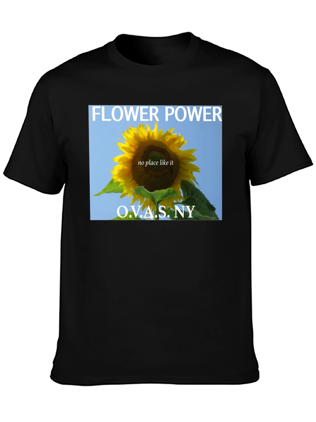 Flower Power Sunflower Graphic T-Shirt
