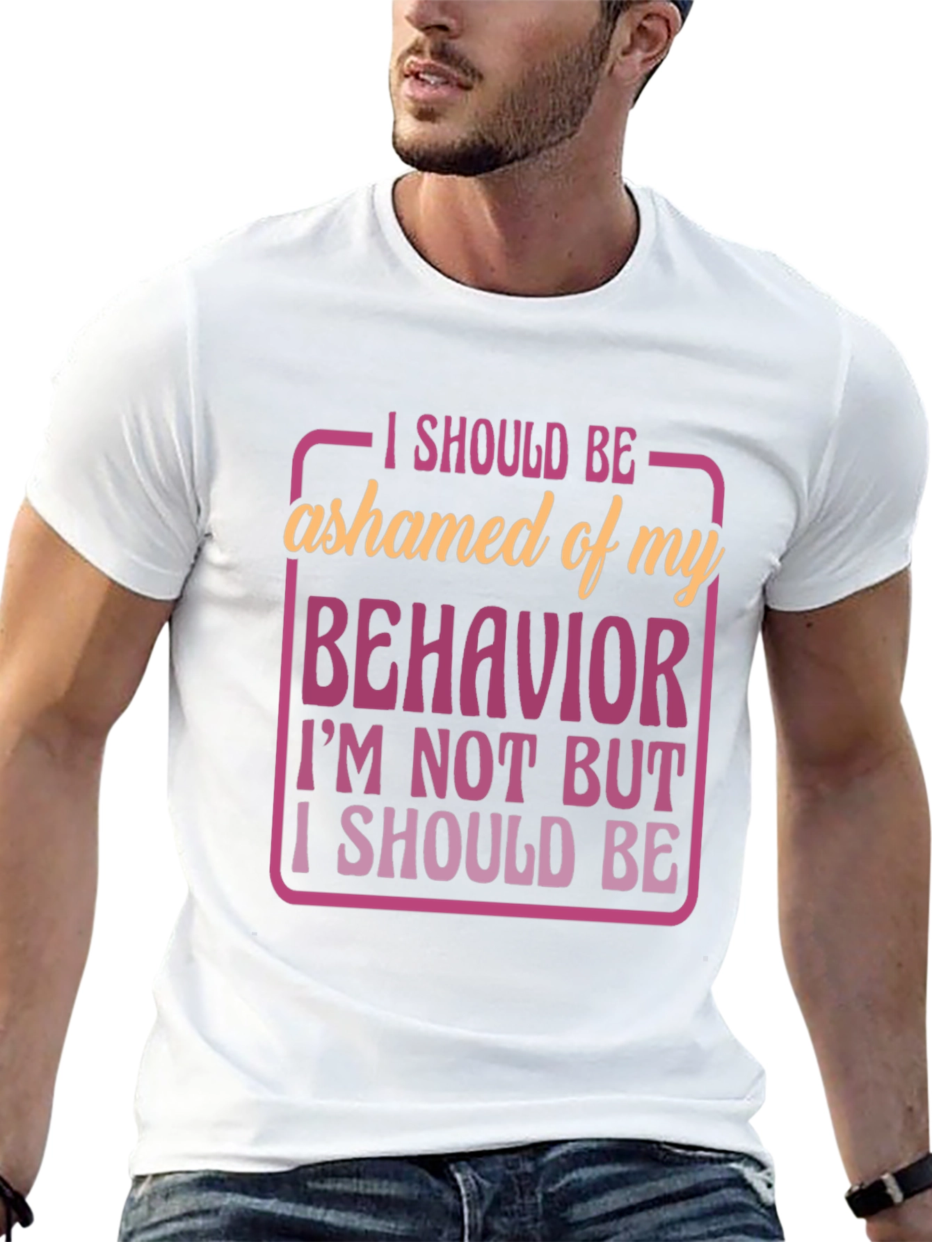 Funny Behavior Graphic T-Shirt