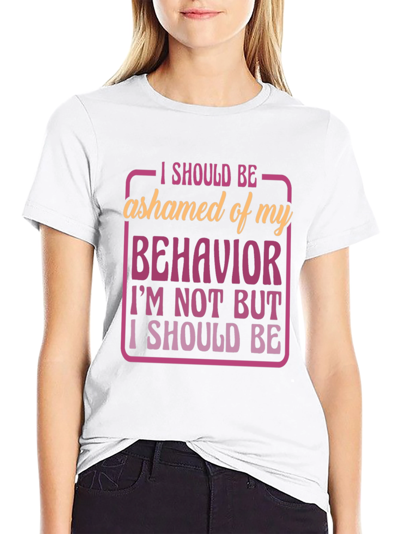 Funny Behavior Graphic T-Shirt