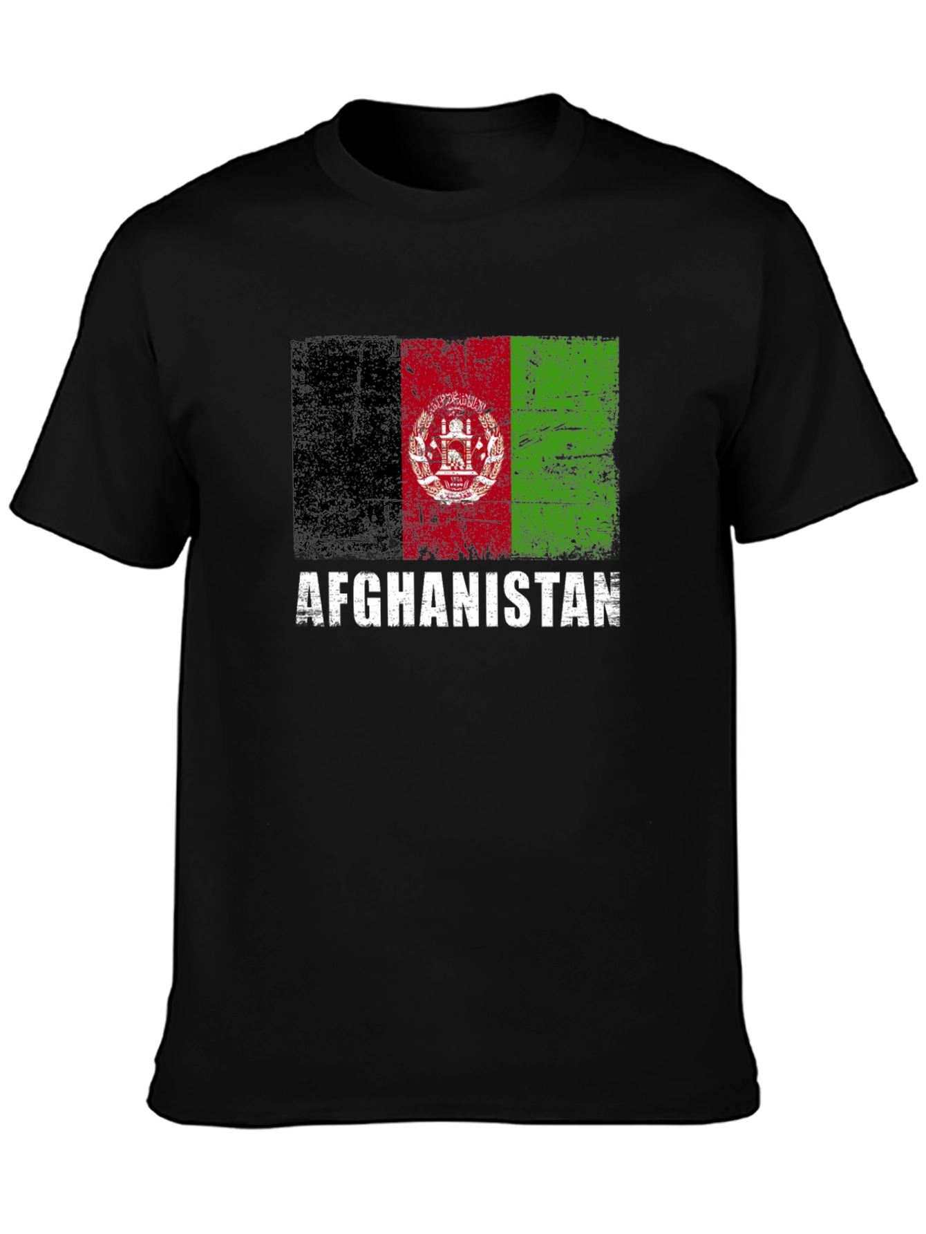 Afghanistan Flag Graphic T-Shirt