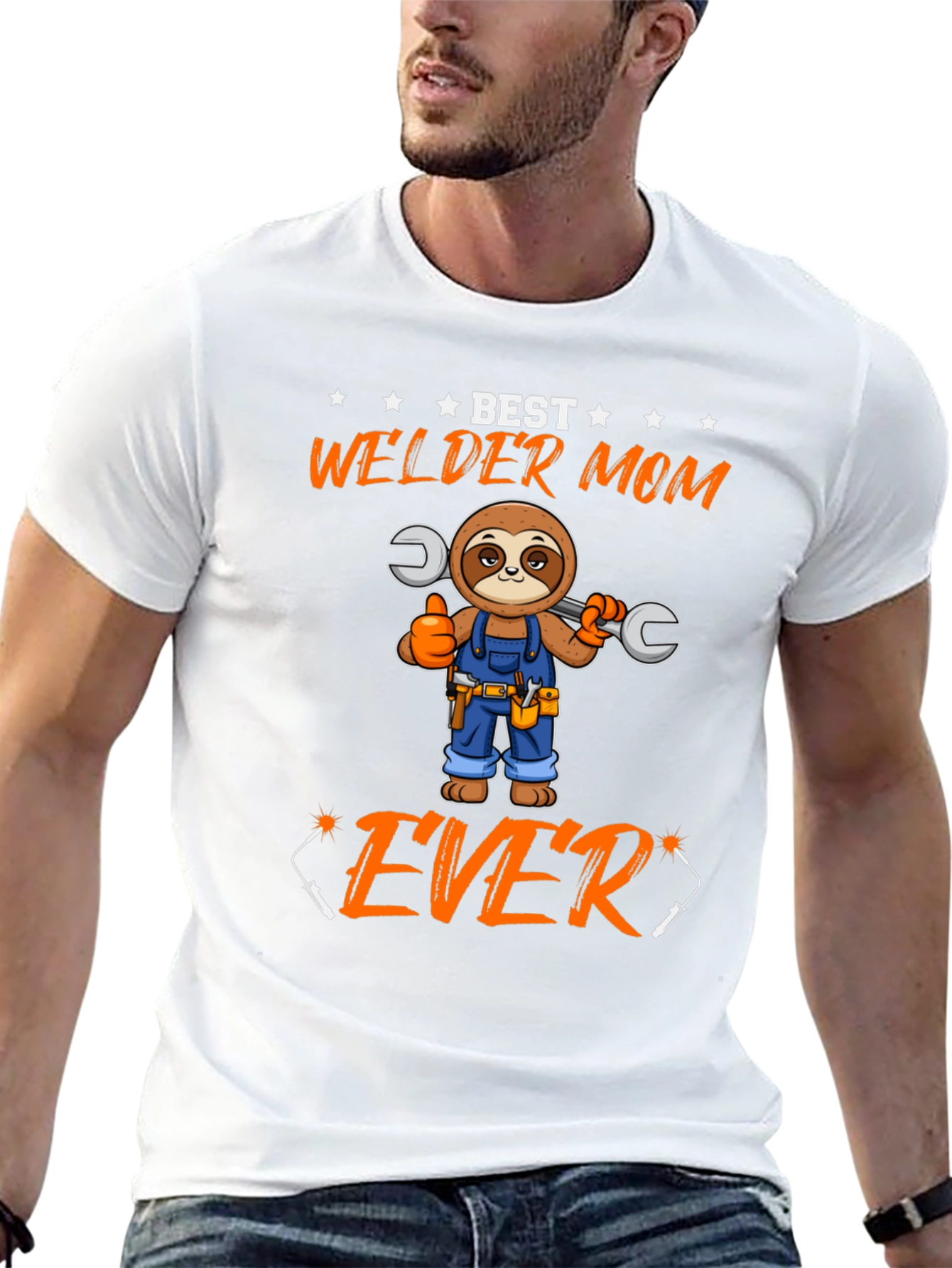Best Welder Mom Ever Sloth T-Shirt