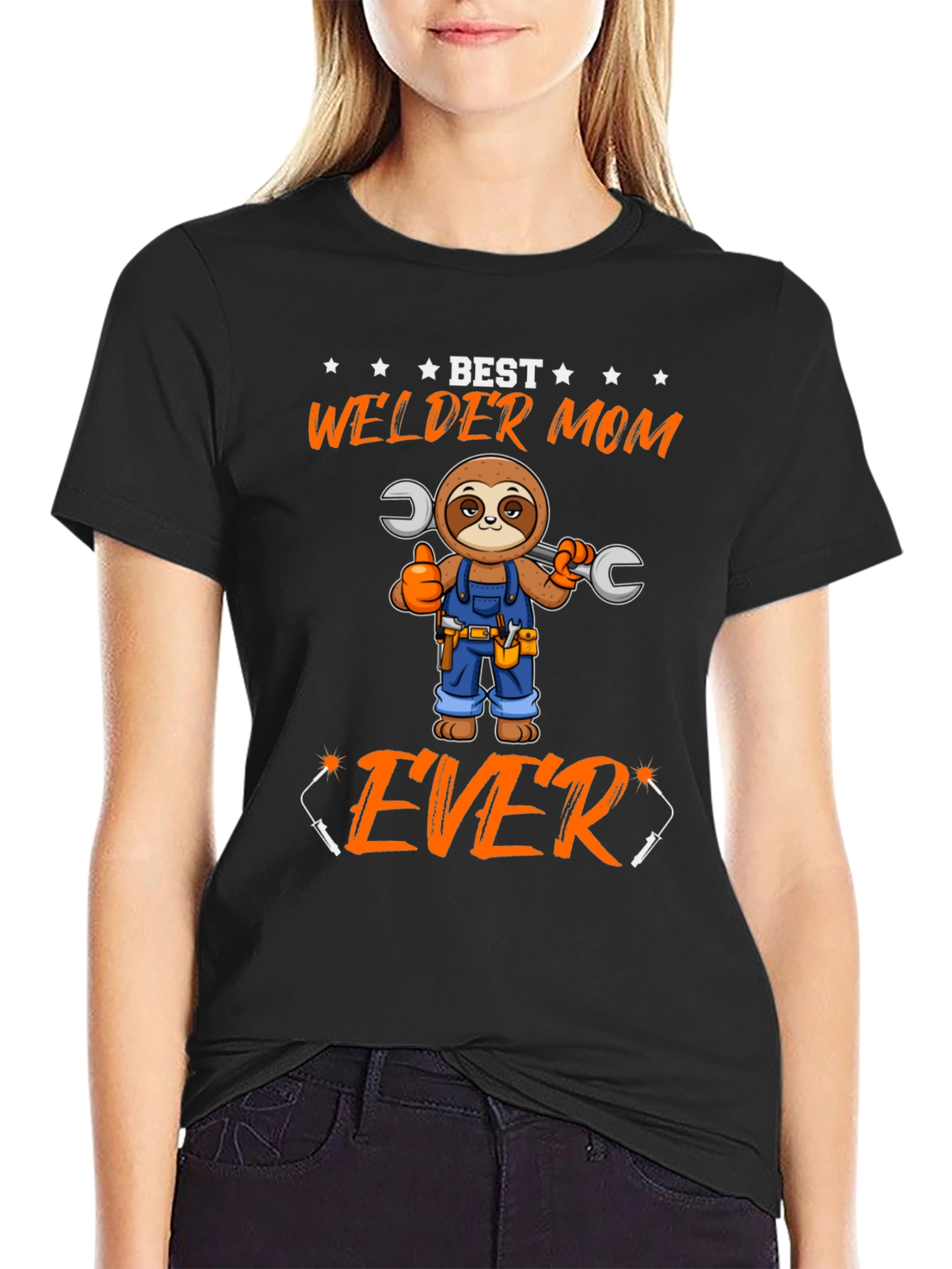 Best Welder Mom Ever Sloth T-Shirt