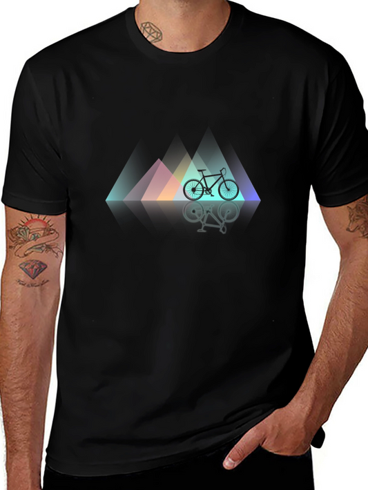 Mountain Bike Graphic Tee - Modern Design