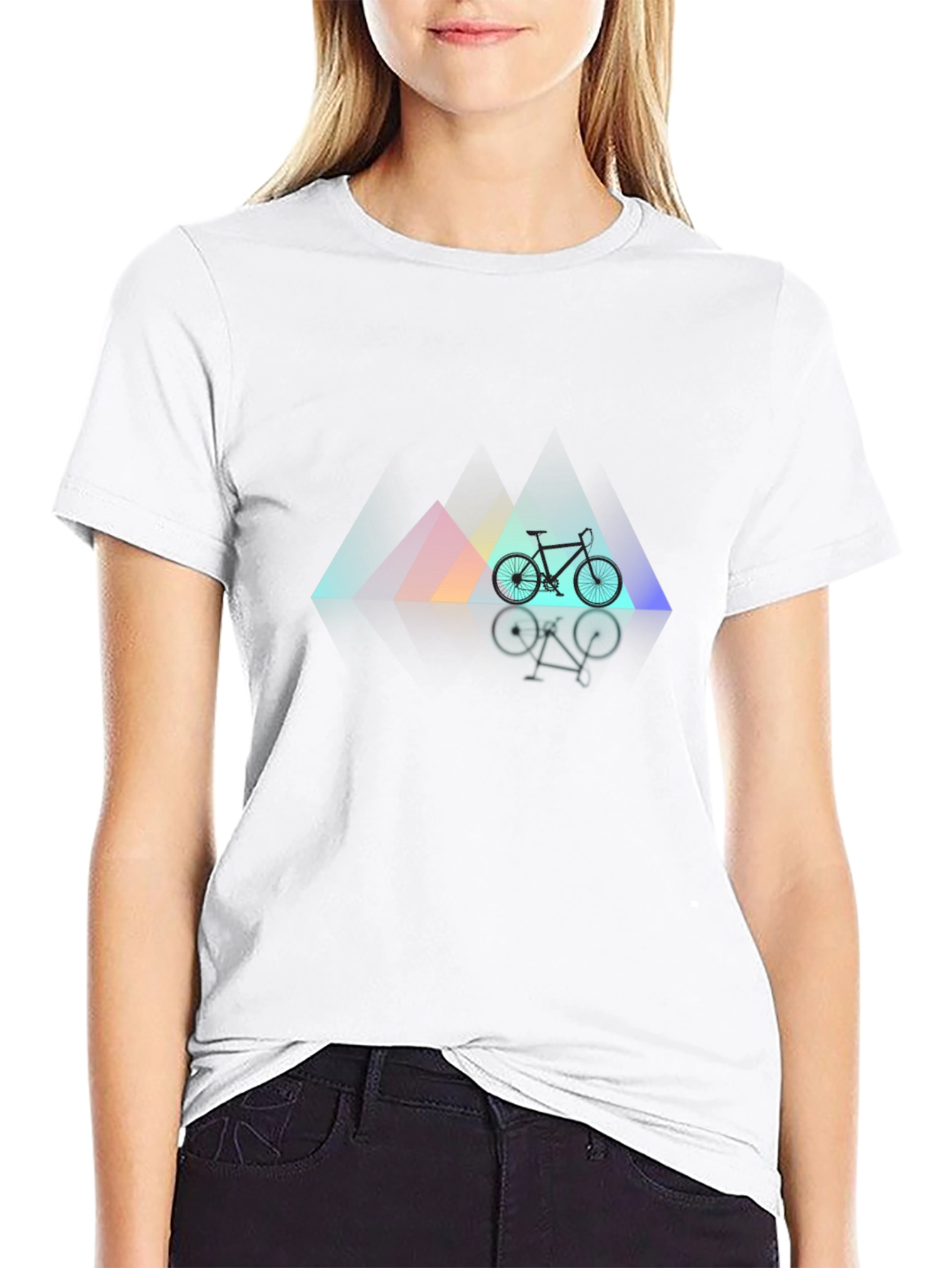 Mountain Bike Graphic Tee - Modern Design