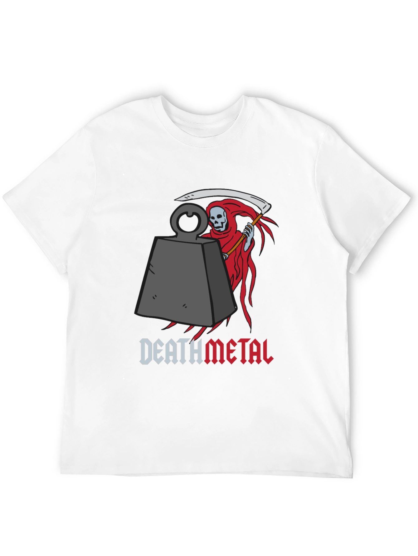 Death Metal Grim Reaper Graphic T-Shirt