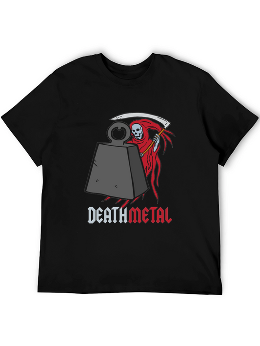 Death Metal Grim Reaper Graphic T-Shirt