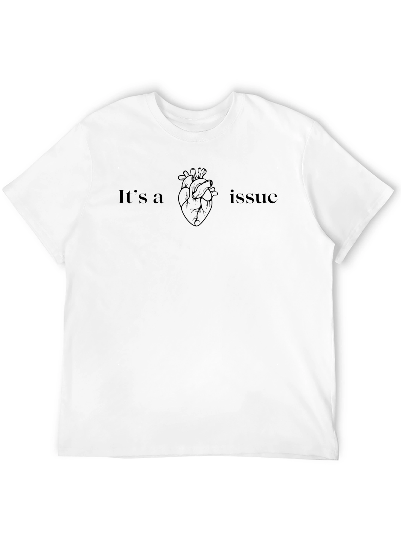 Its a Heart Issue - Graphic Print Tee