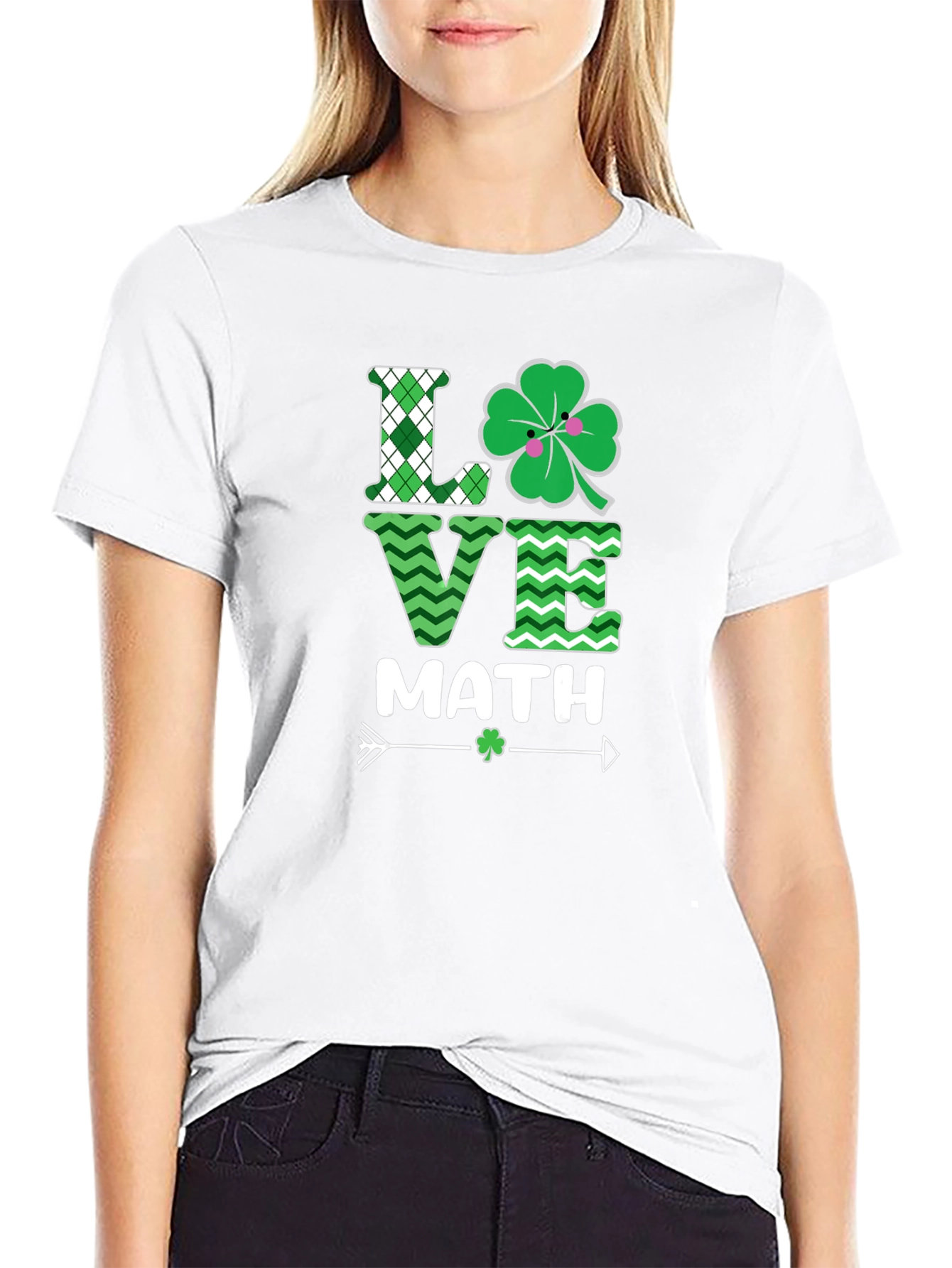 Love Math St. Patricks Day Graphic Tee