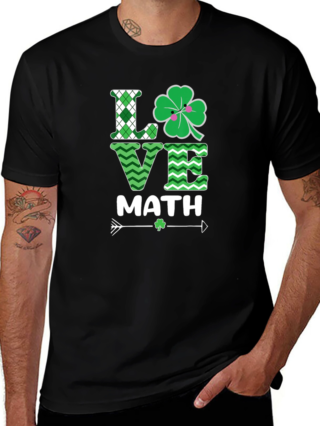 Love Math St. Patricks Day Graphic Tee