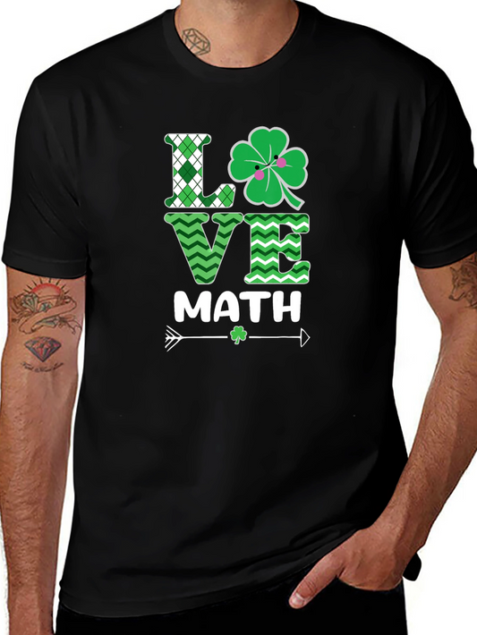 Love Math St. Patricks Day Graphic Tee
