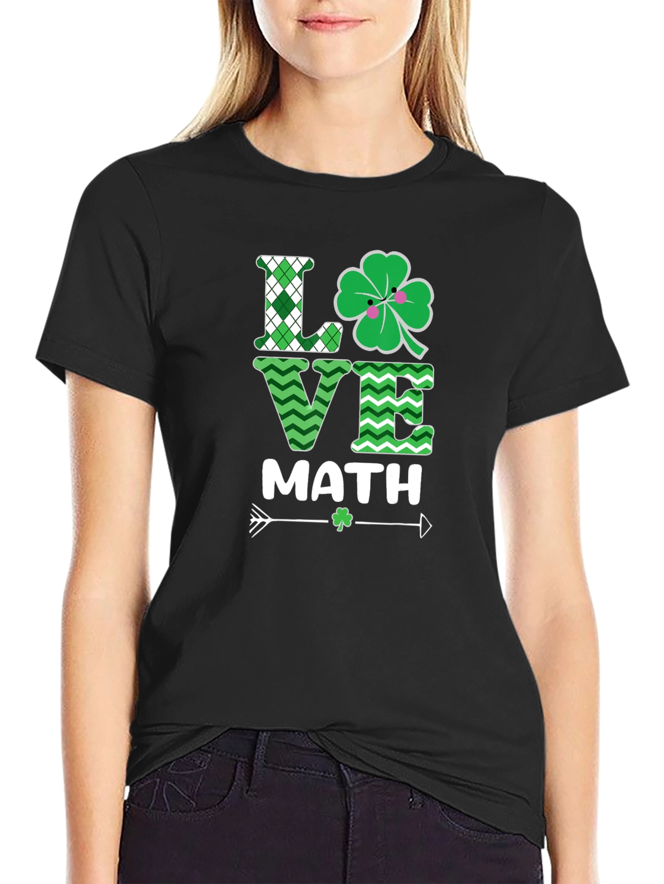 Love Math St. Patricks Day Graphic Tee