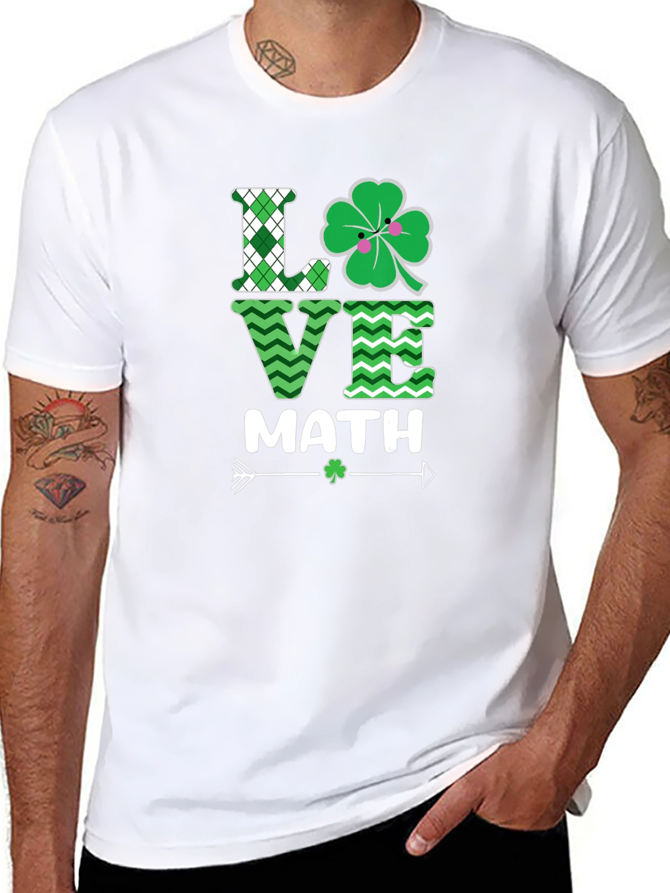 Love Math St. Patricks Day Graphic Tee