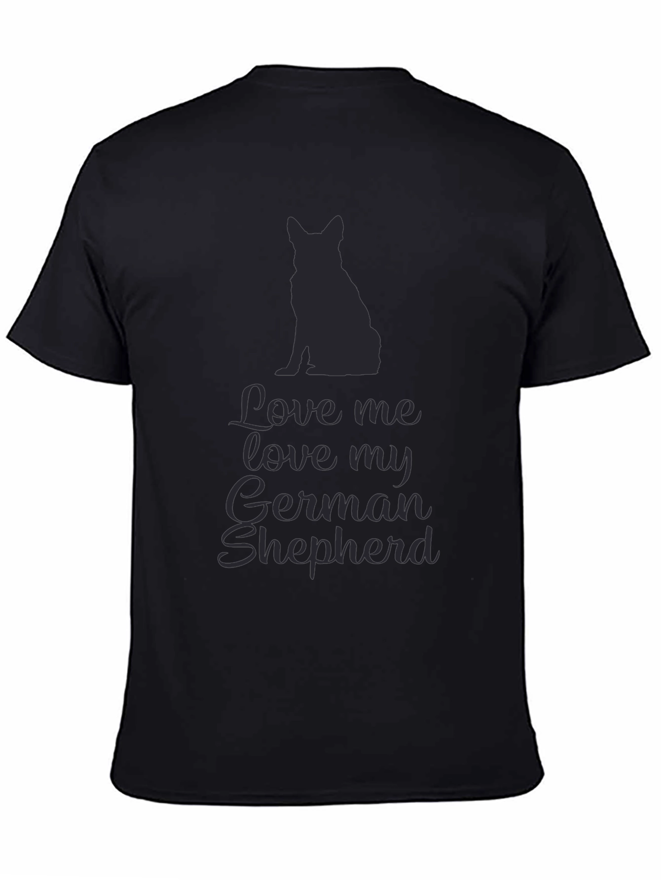 Love Me Love My German Shepherd Graphic Tee