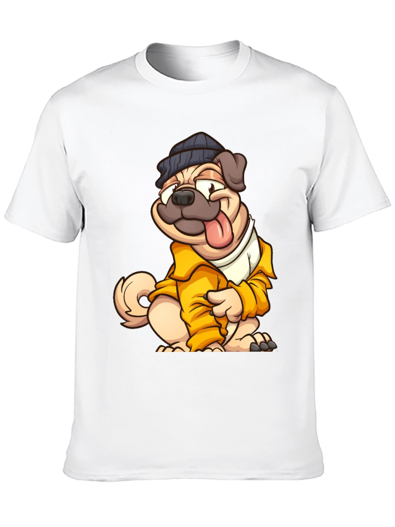 Cool Cartoon Pug T-Shirt