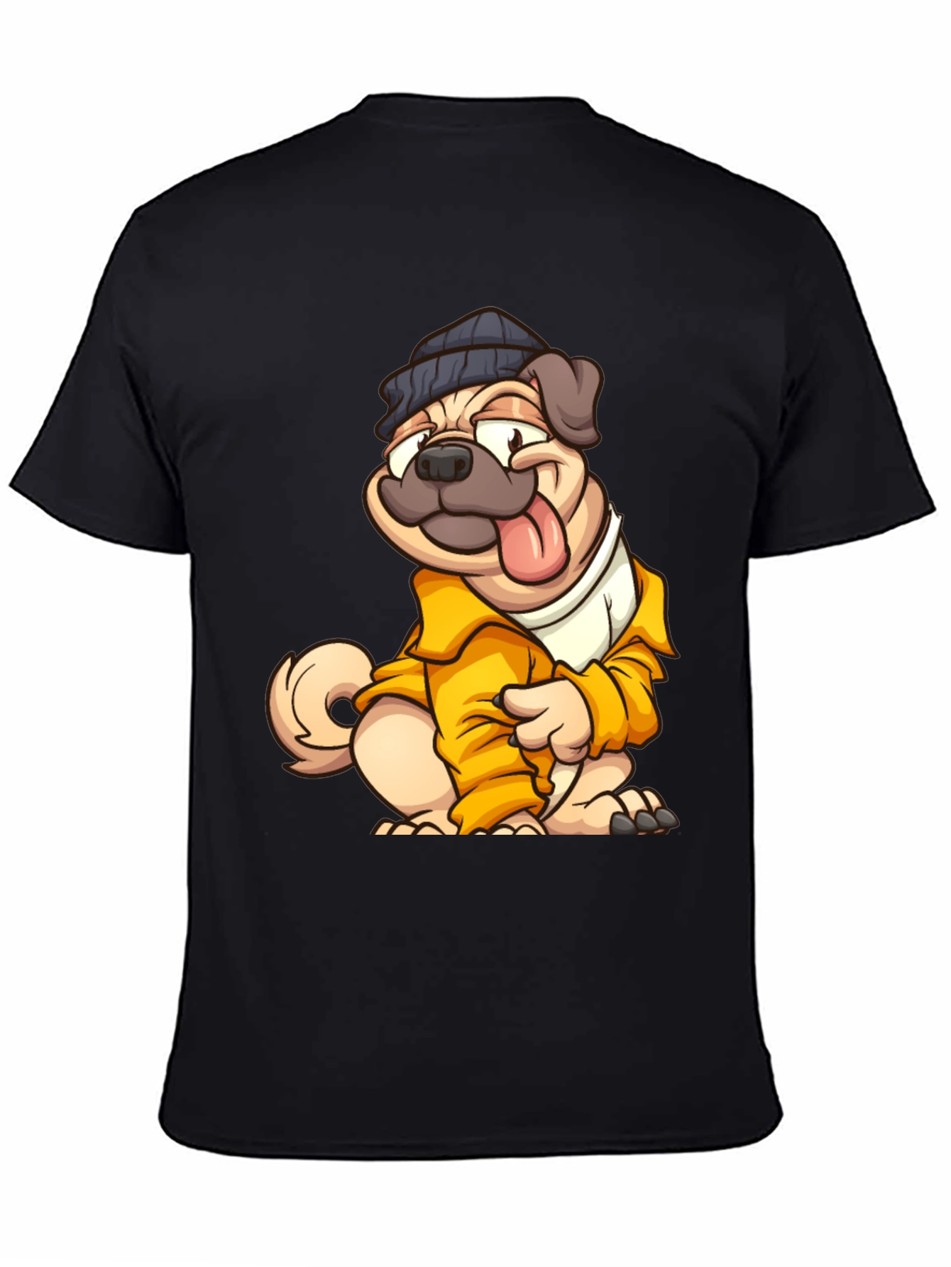 Cool Cartoon Pug T-Shirt