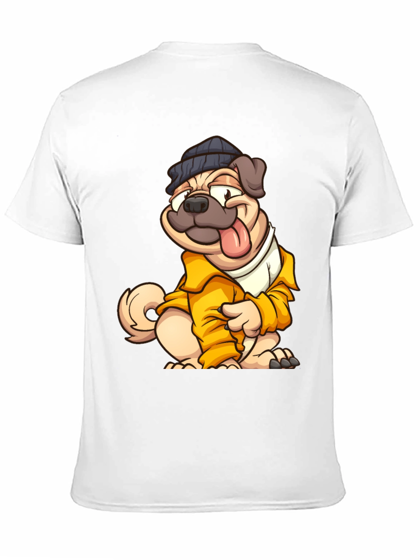 Cool Cartoon Pug T-Shirt