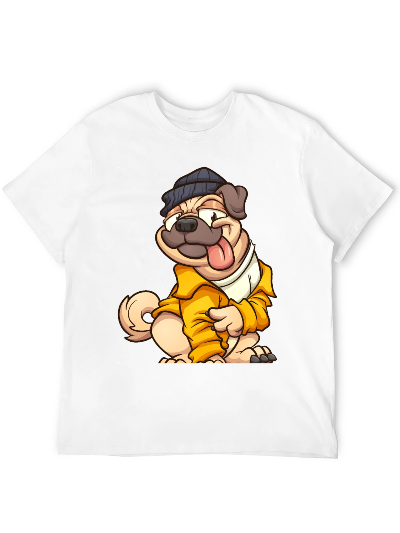 Cool Cartoon Pug T-Shirt