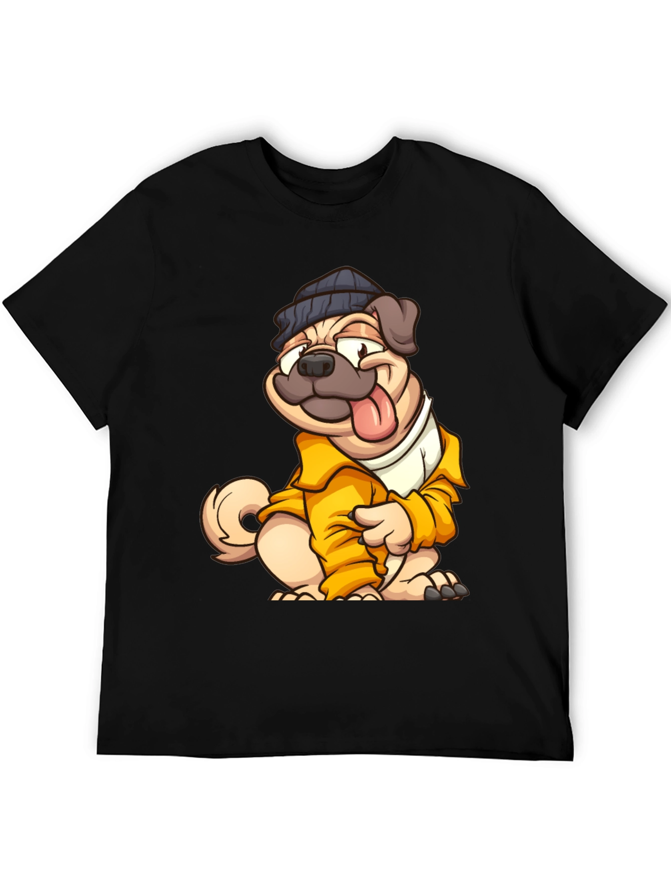 Cool Cartoon Pug T-Shirt