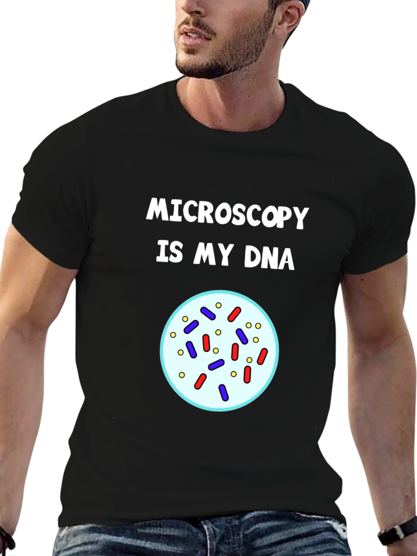 Microscopy DNA T-Shirt - Science Lover Gift