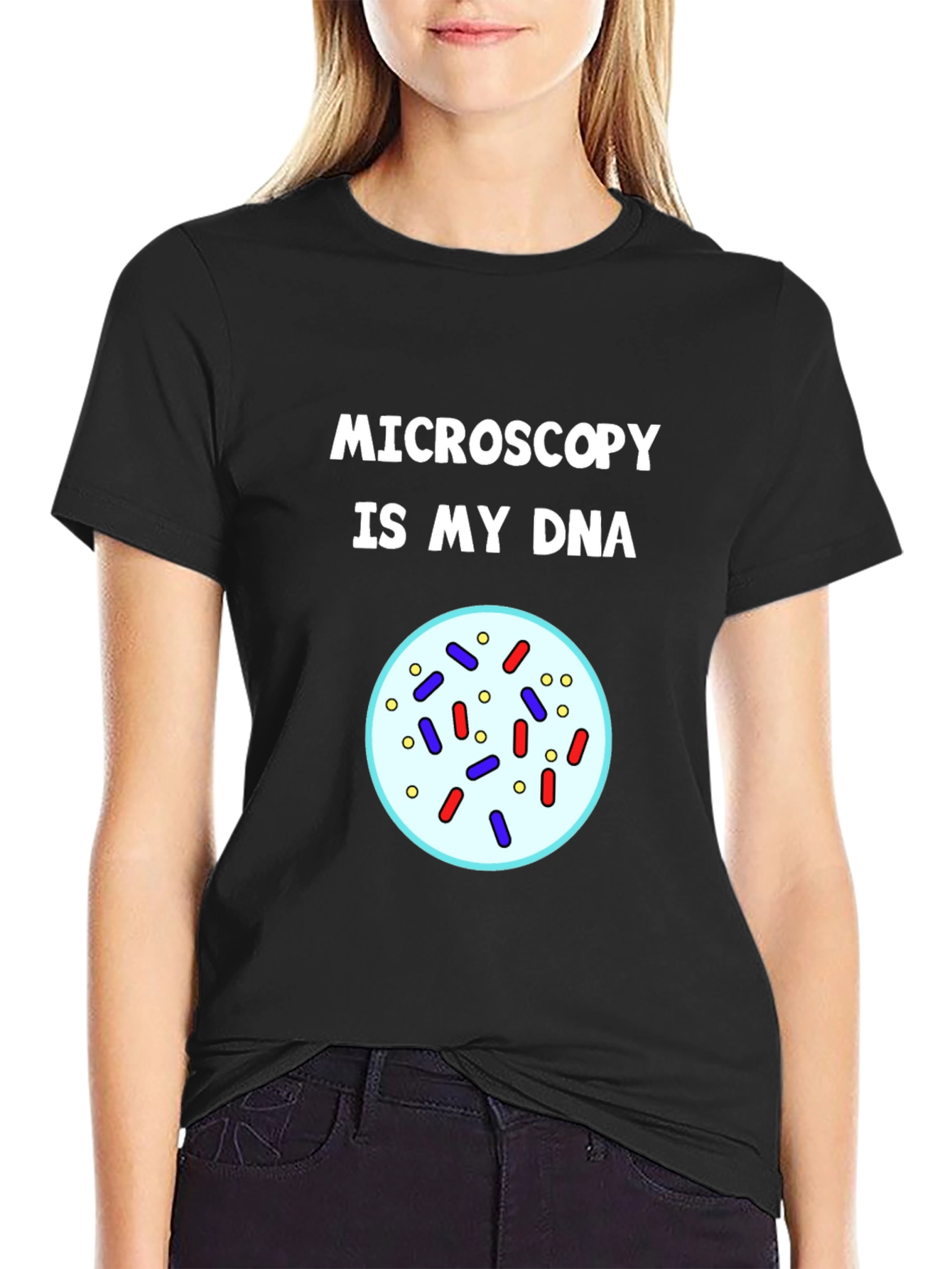 Microscopy DNA T-Shirt - Science Lover Gift