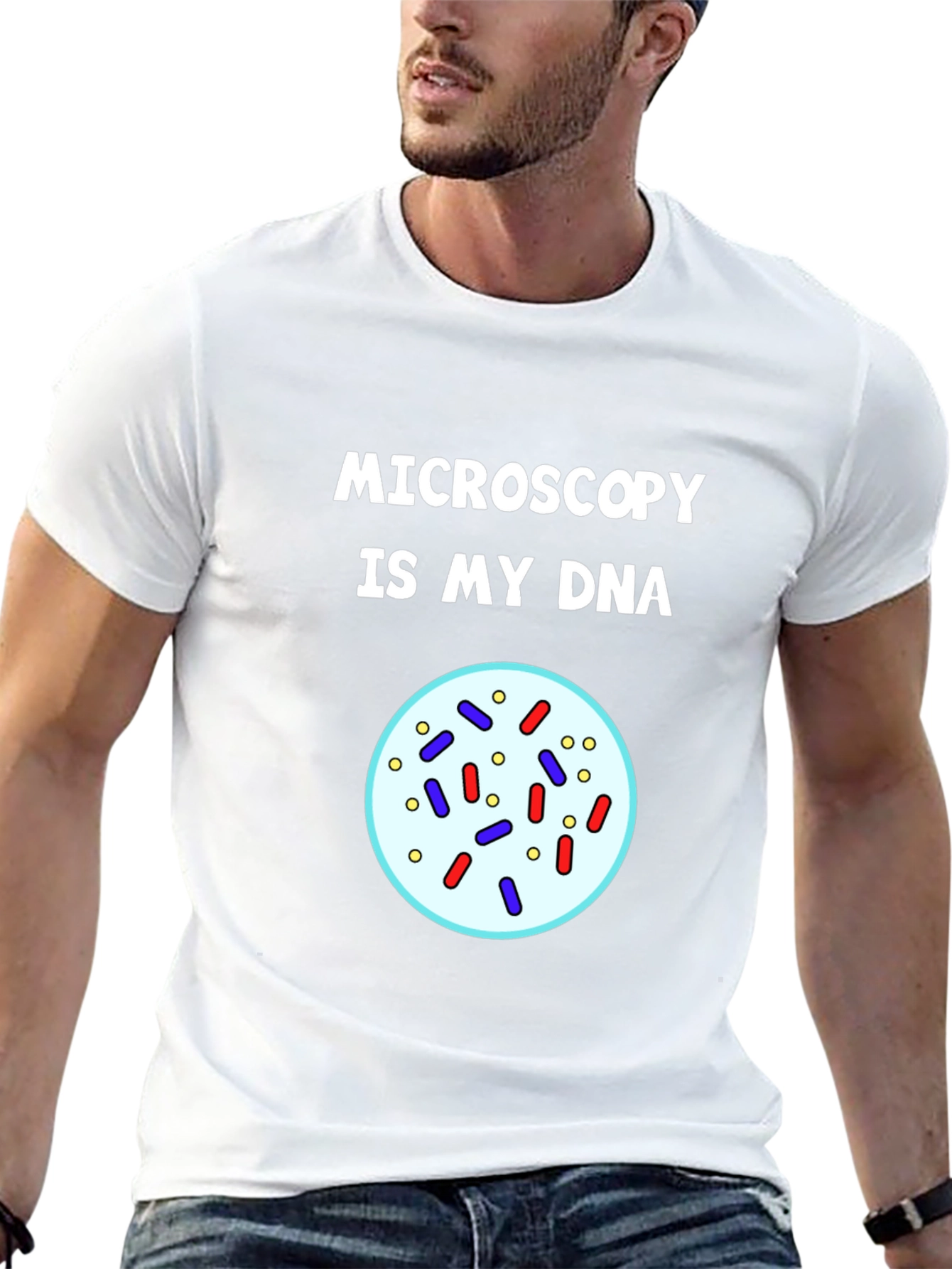 Microscopy DNA T-Shirt - Science Lover Gift