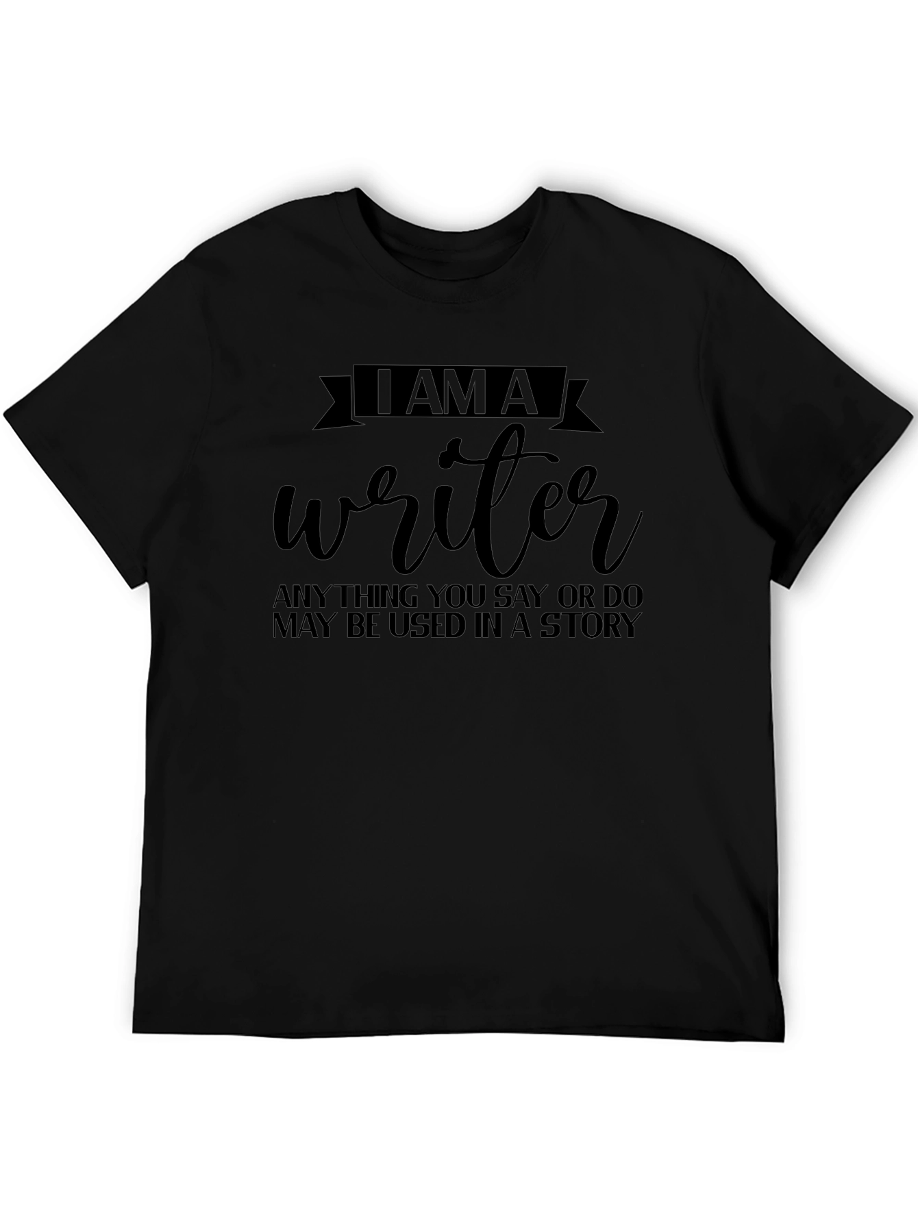 I AM A Writer T-Shirt Story Inspiration Tee