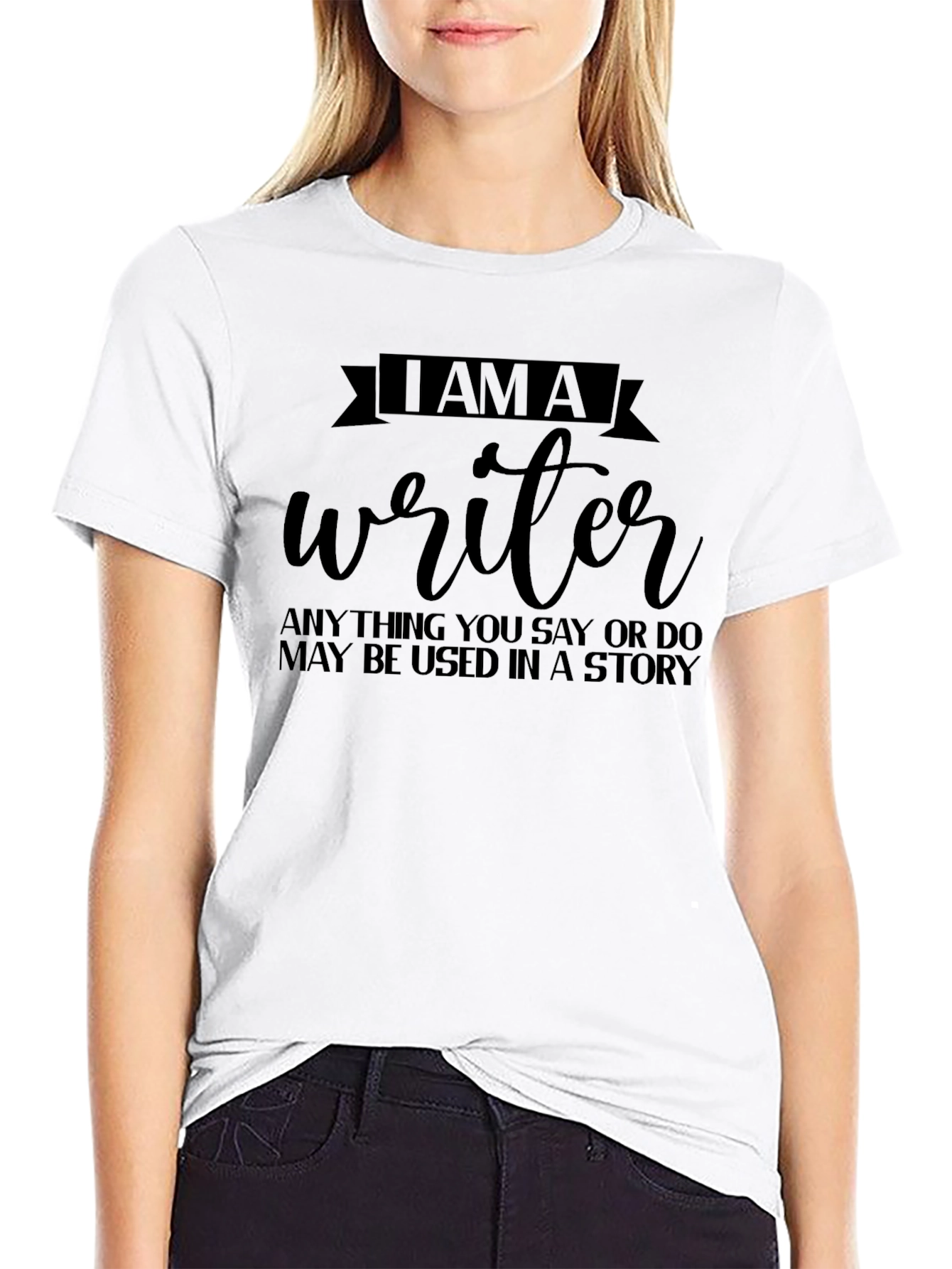 I AM A Writer T-Shirt Story Inspiration Tee