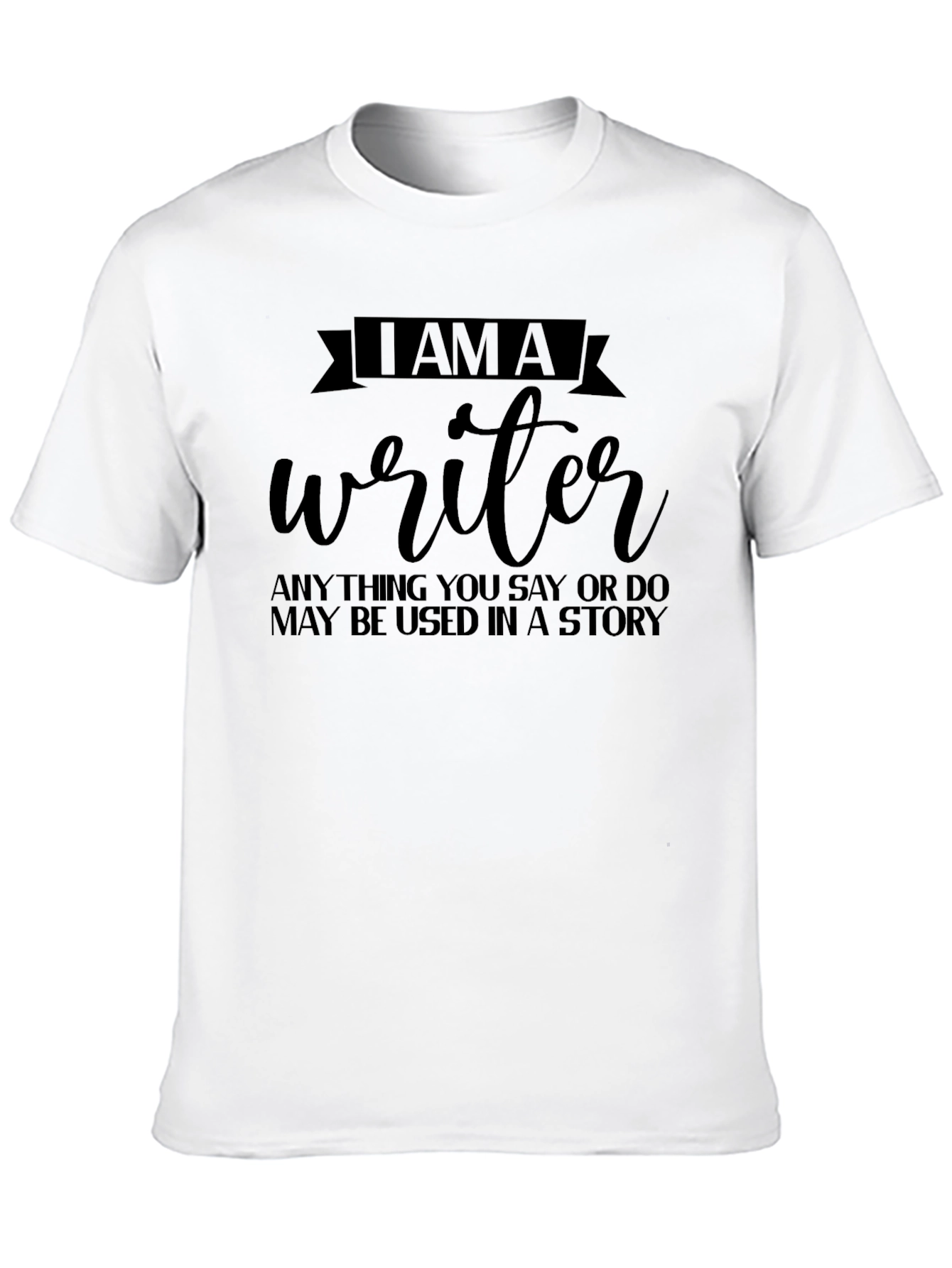I AM A Writer T-Shirt Story Inspiration Tee