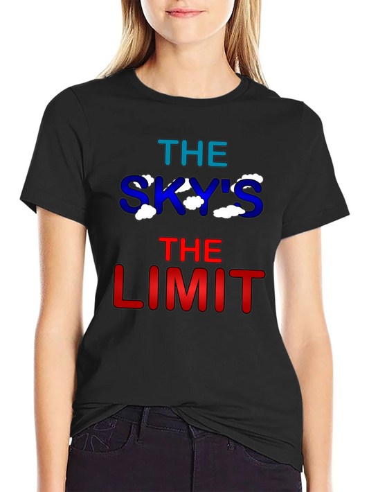 Skys The Limit Graphic Tee - Inspirational Design