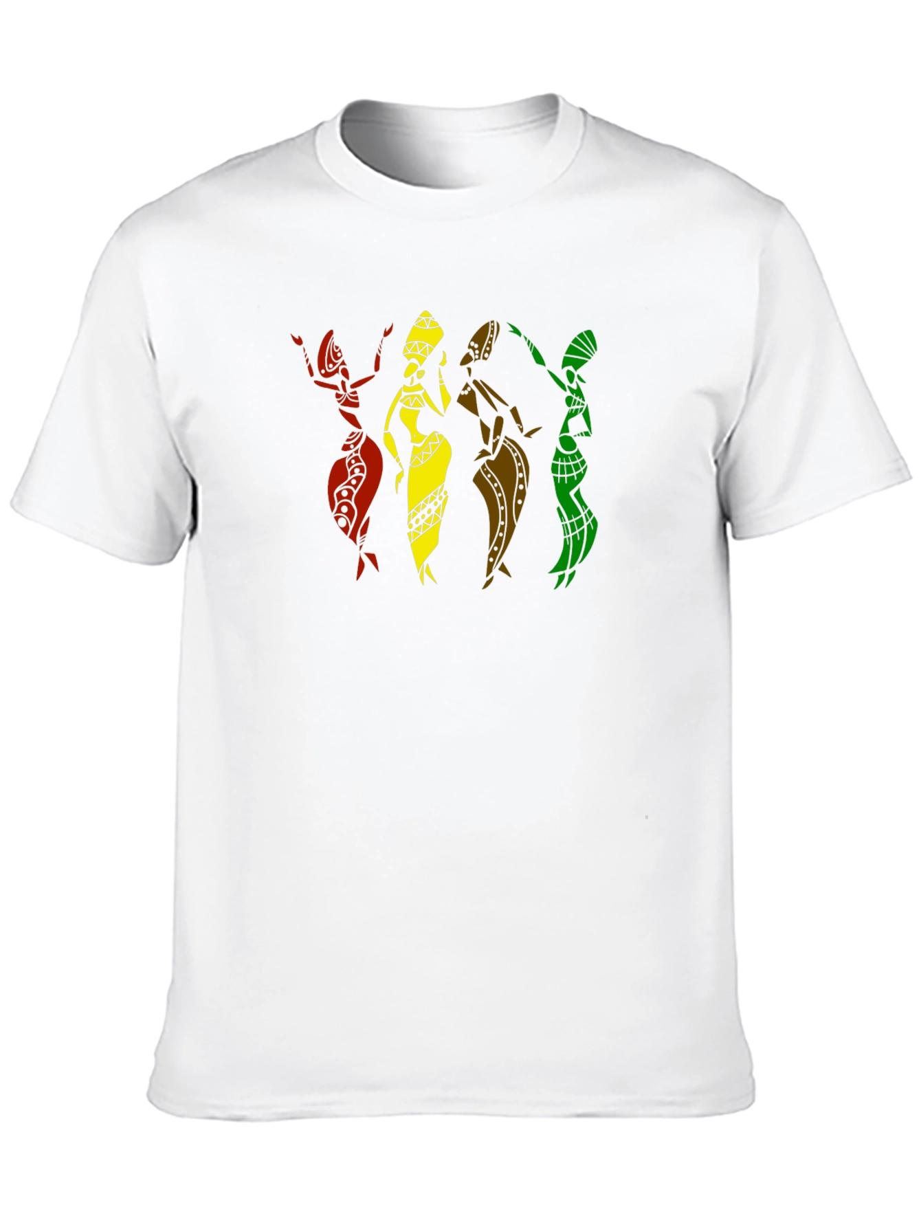 African Women Silhouette Graphic T-Shirt