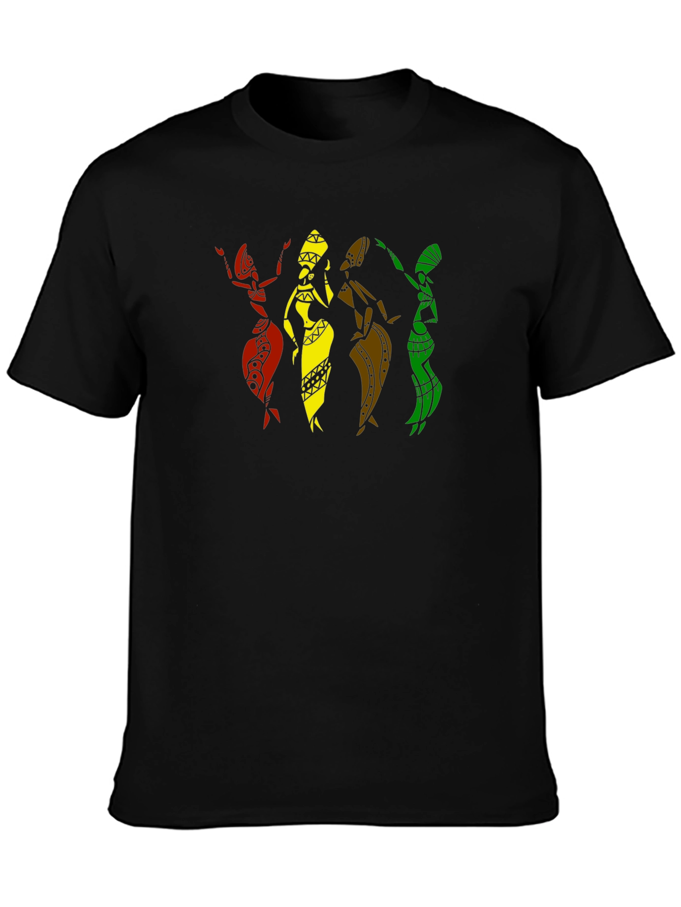 African Women Silhouette Graphic T-Shirt