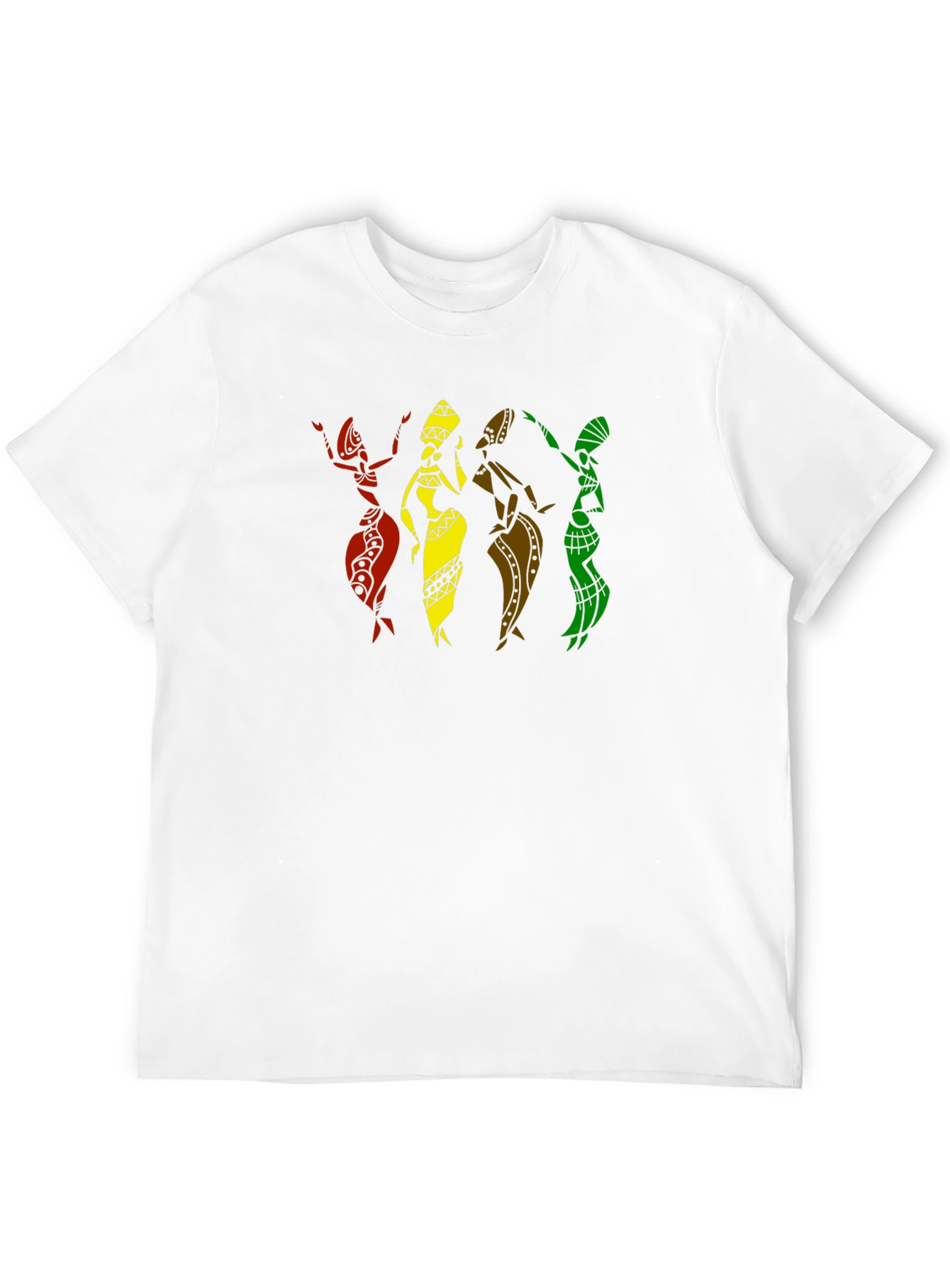 African Women Silhouette Graphic T-Shirt