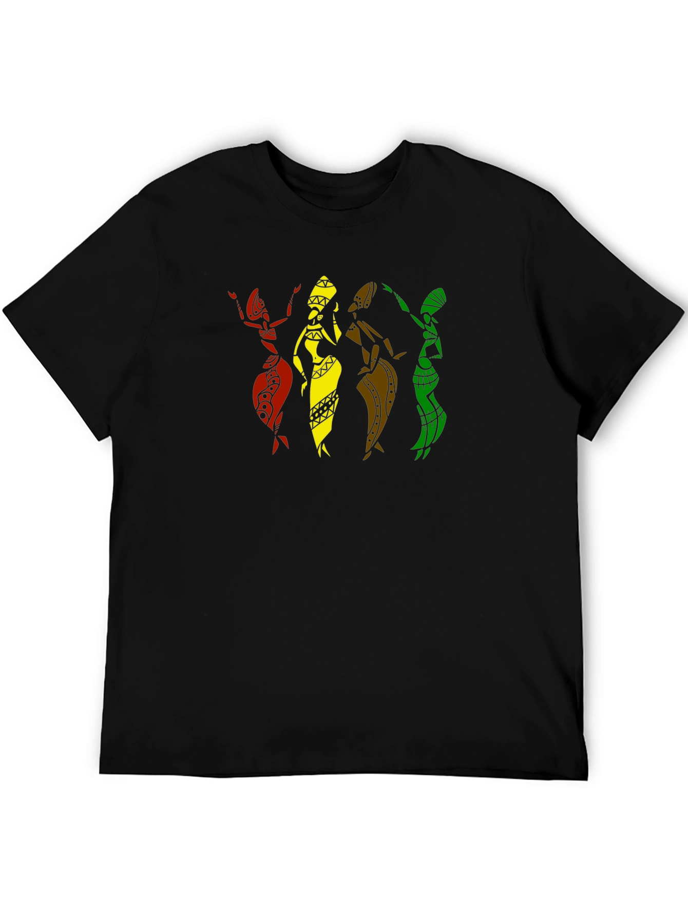 African Women Silhouette Graphic T-Shirt