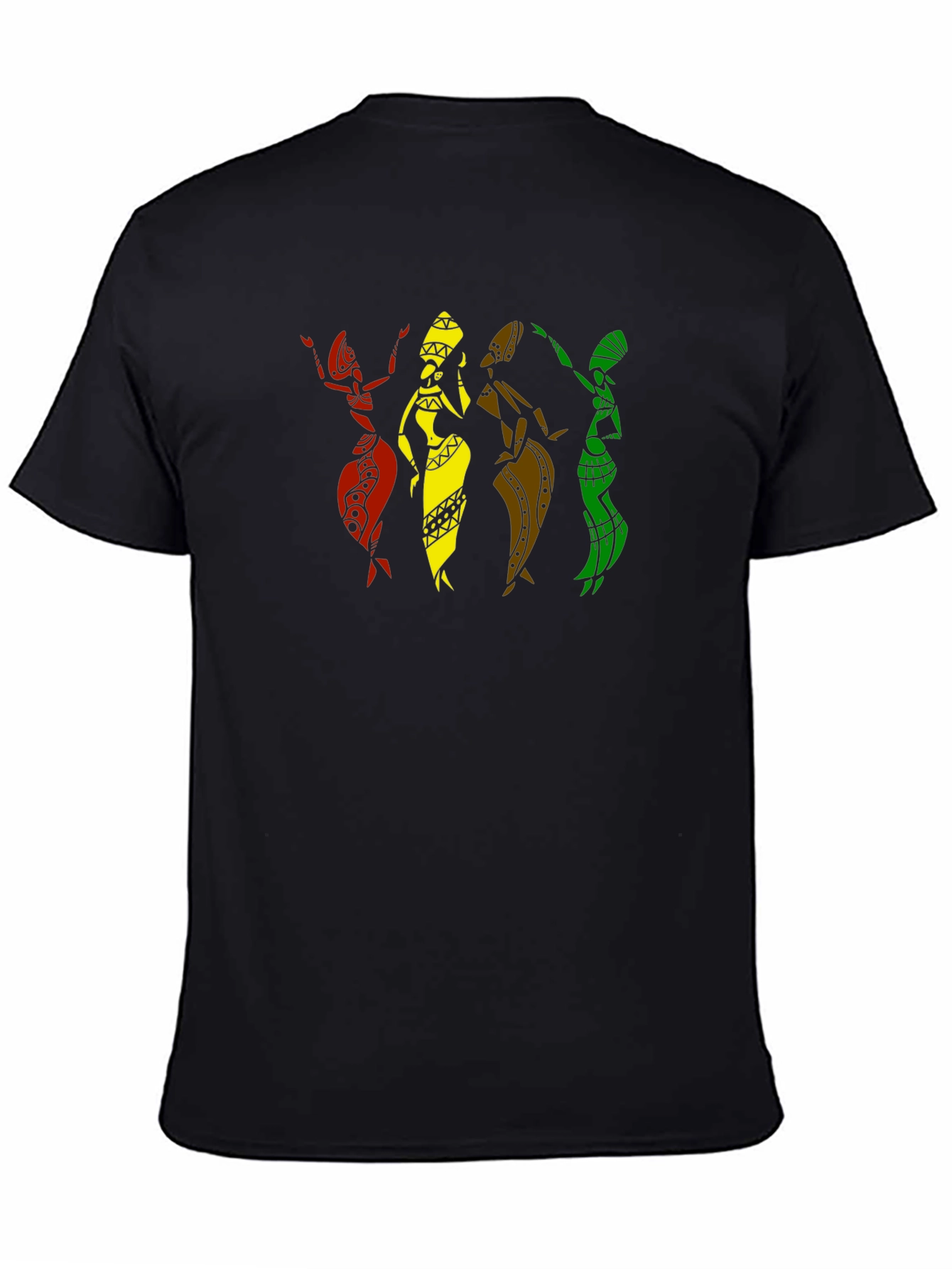 African Women Silhouette Graphic T-Shirt