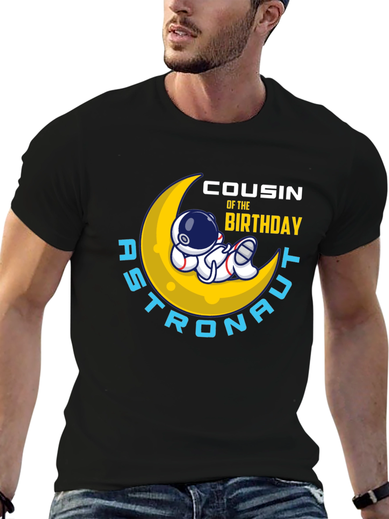 Cousin of the Birthday Astronaut T-Shirt