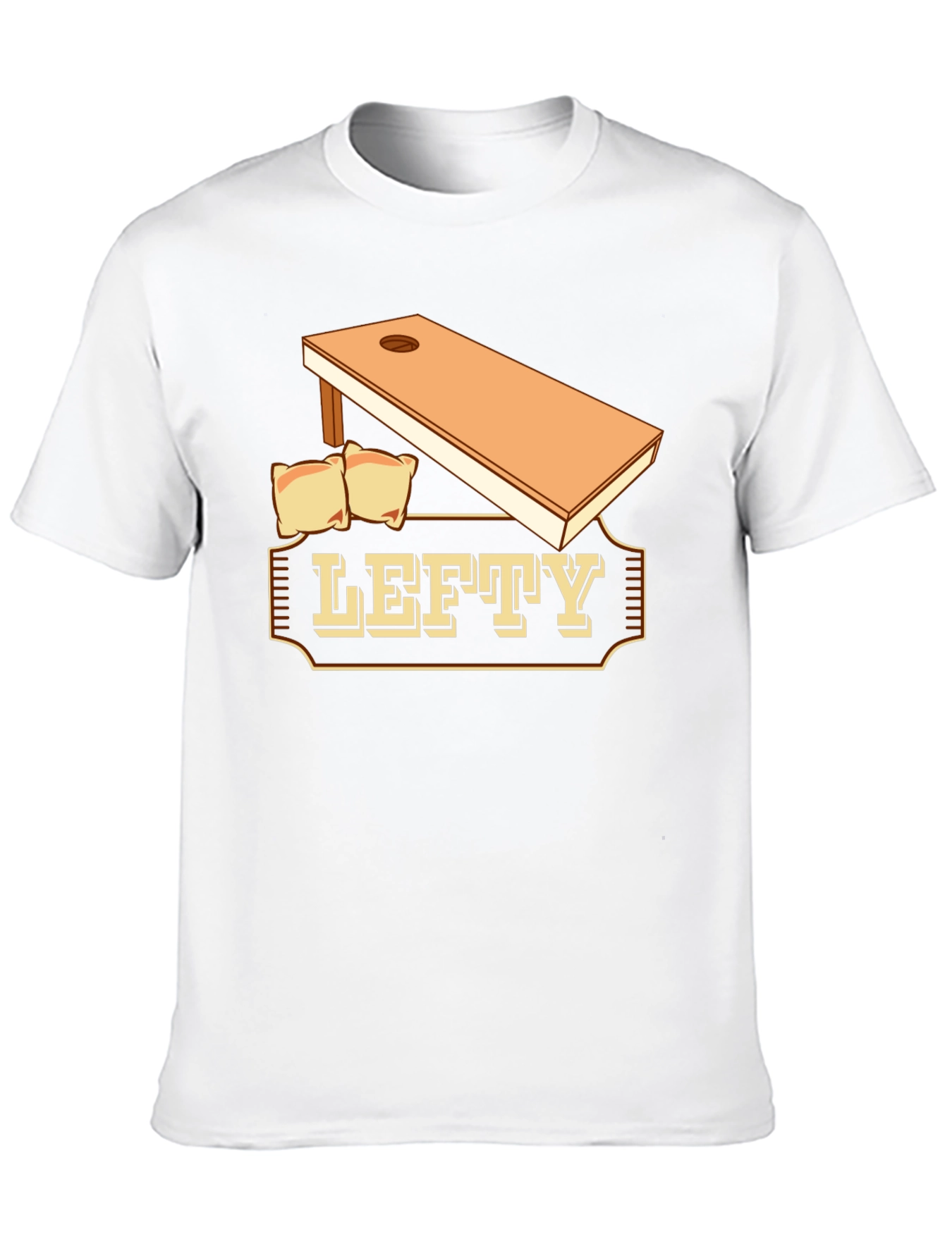 Lefty Cornhole T-Shirt: Tournament Ready!
