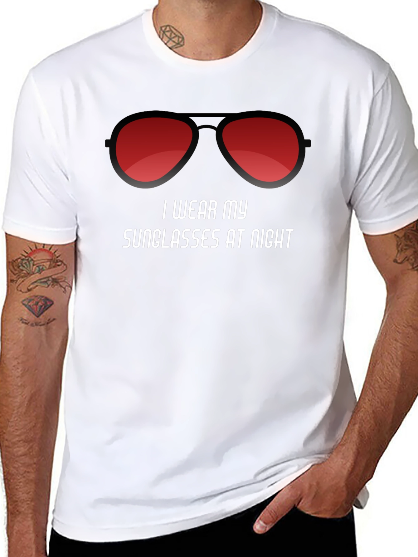 I Wear My Sunglasses at Night T-Shirt