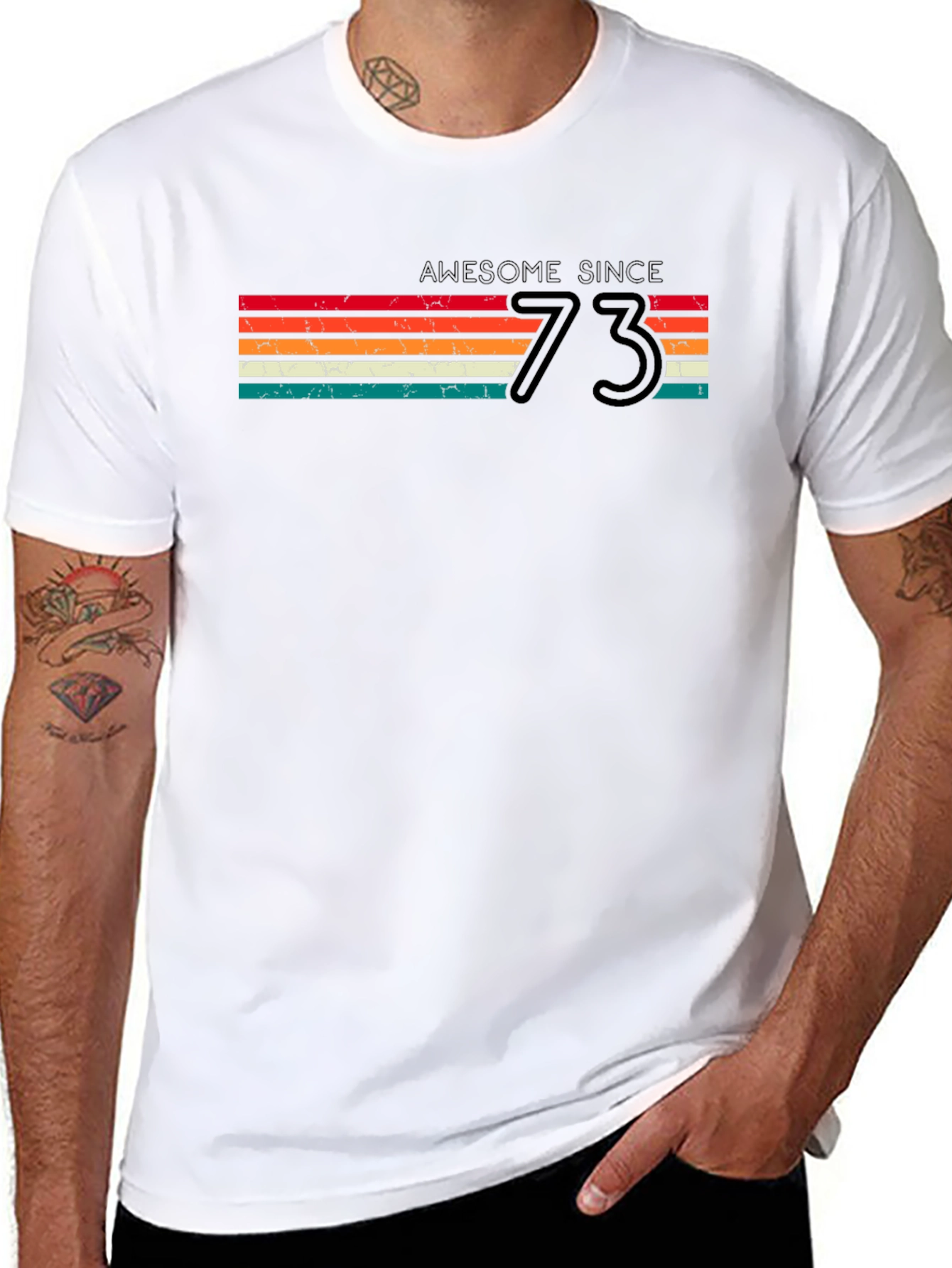Awesome Since 73 Retro Graphic Tee