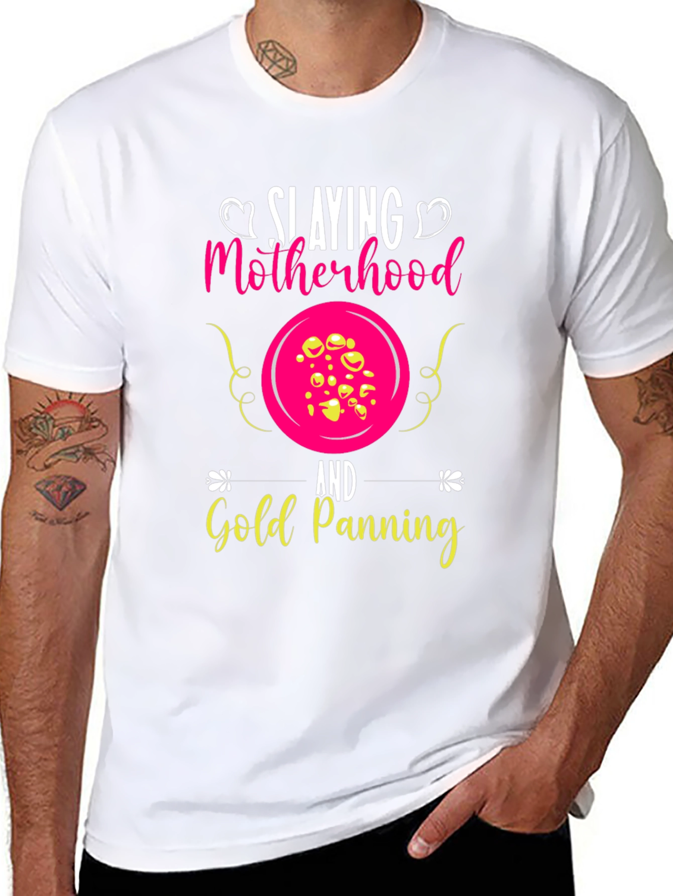 Slaying Motherhood & Gold Panning T-Shirt