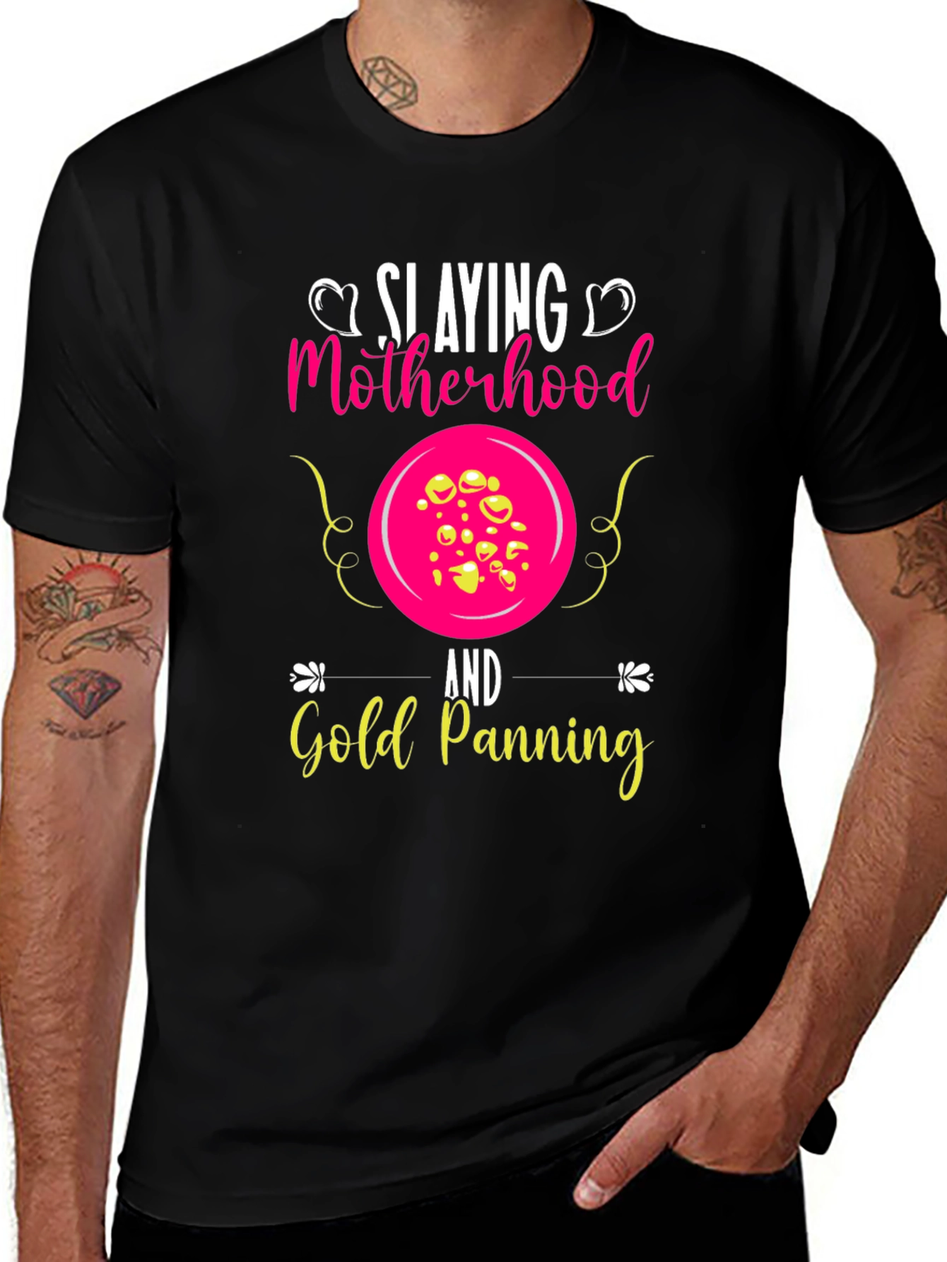 Slaying Motherhood & Gold Panning T-Shirt