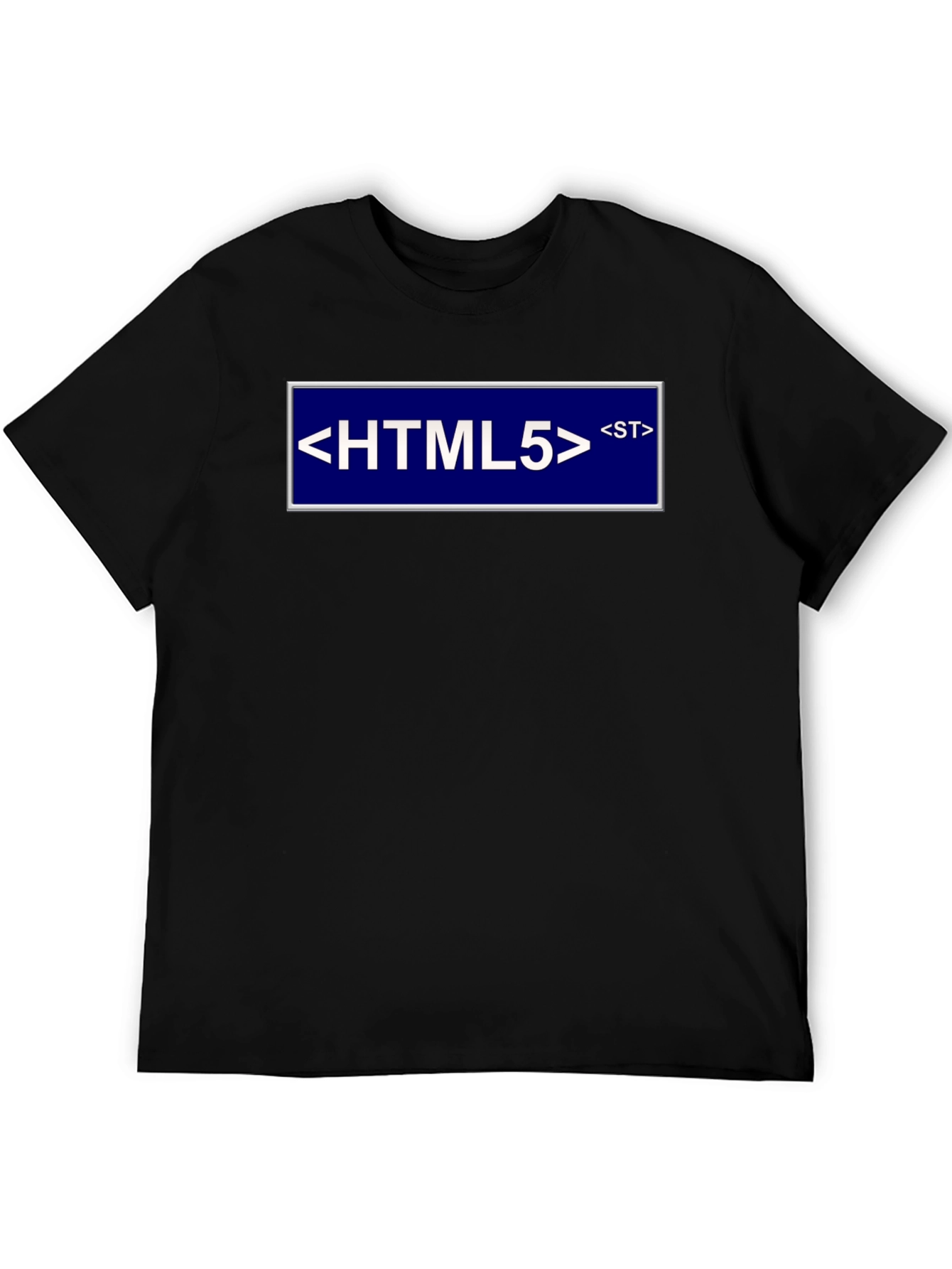HTML5 Developer Black T-Shirt - Coding Tee