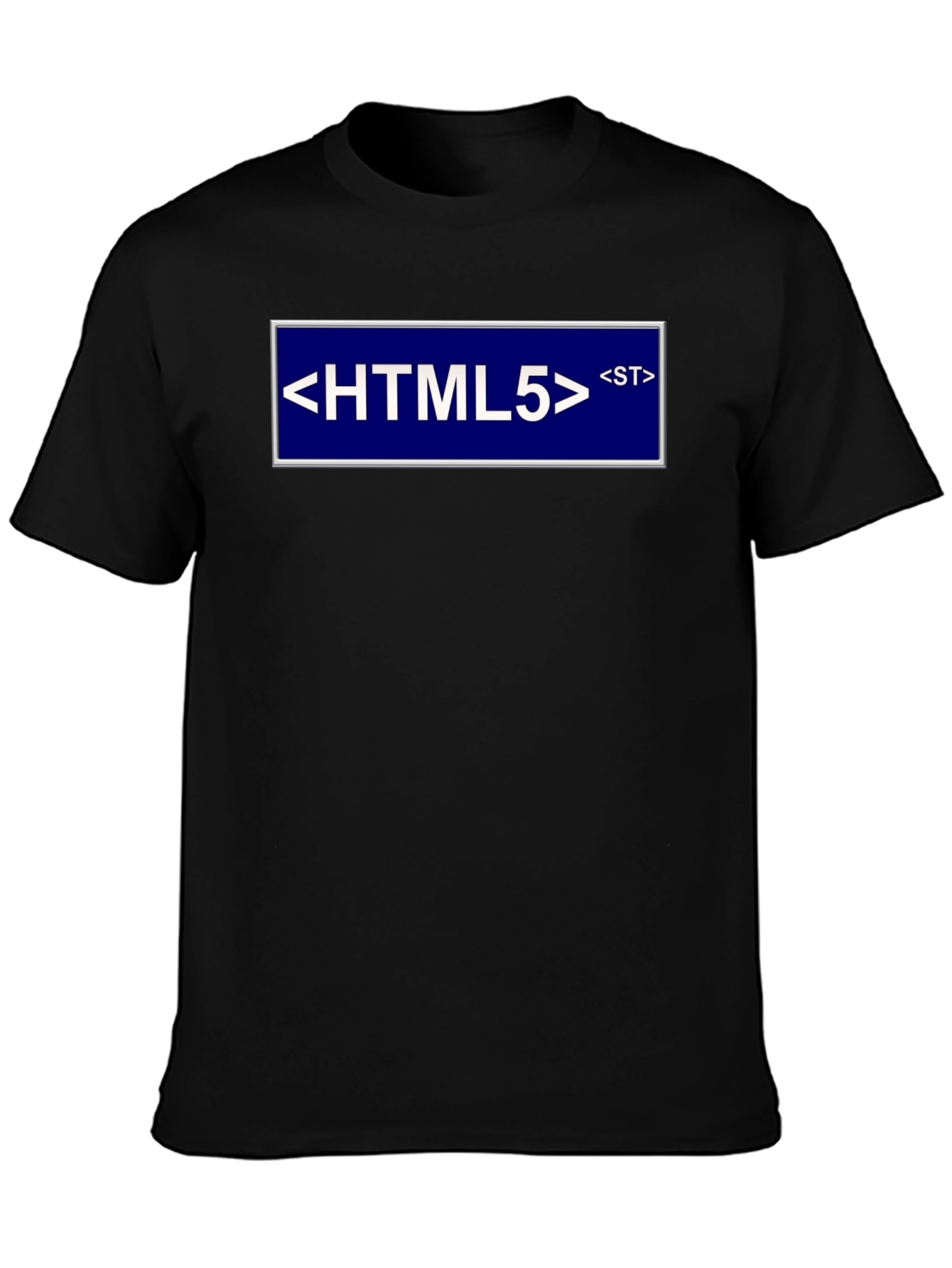 HTML5 Developer Black T-Shirt - Coding Tee